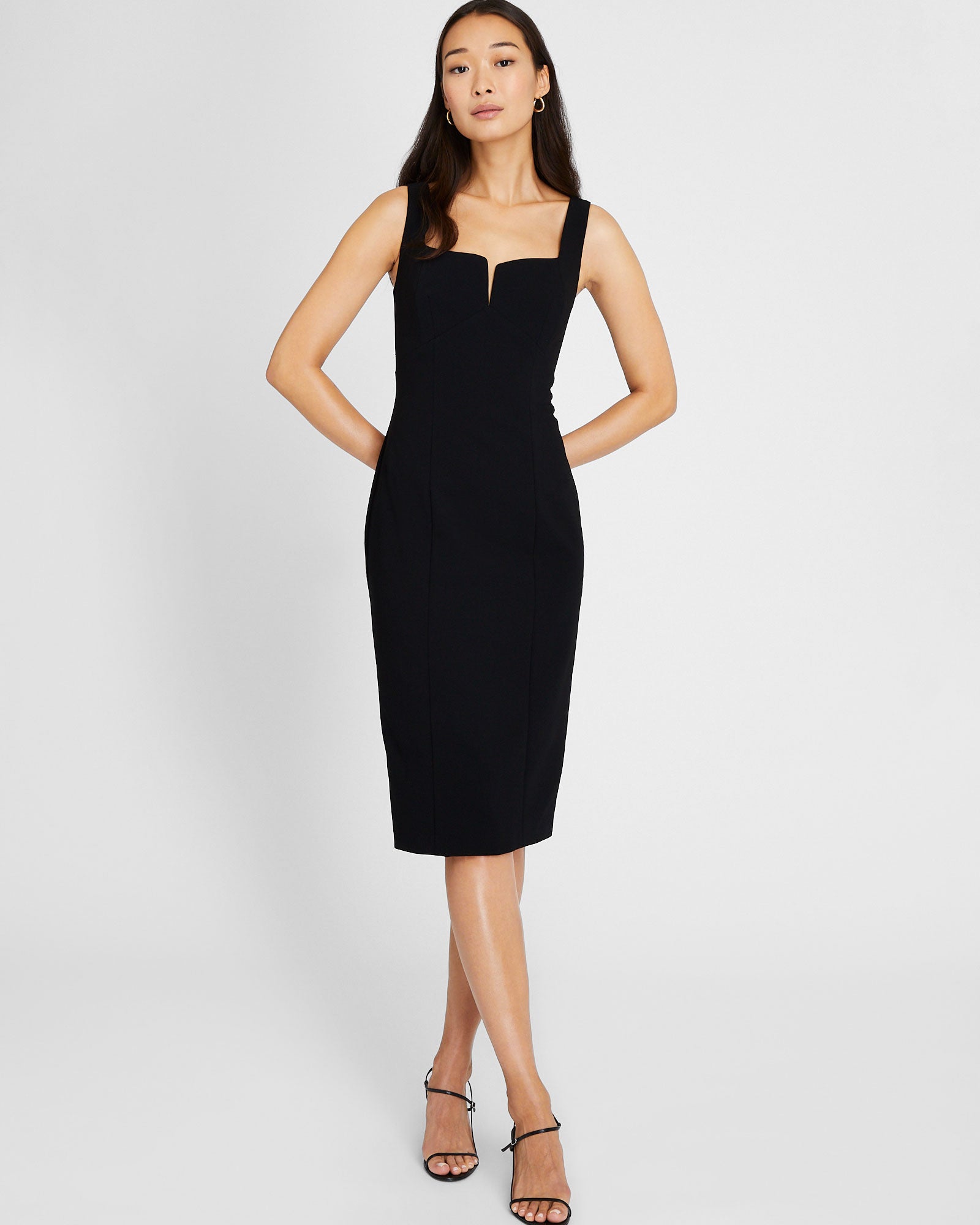 CLUB MONACO - Robe élégante ajustée - Noir