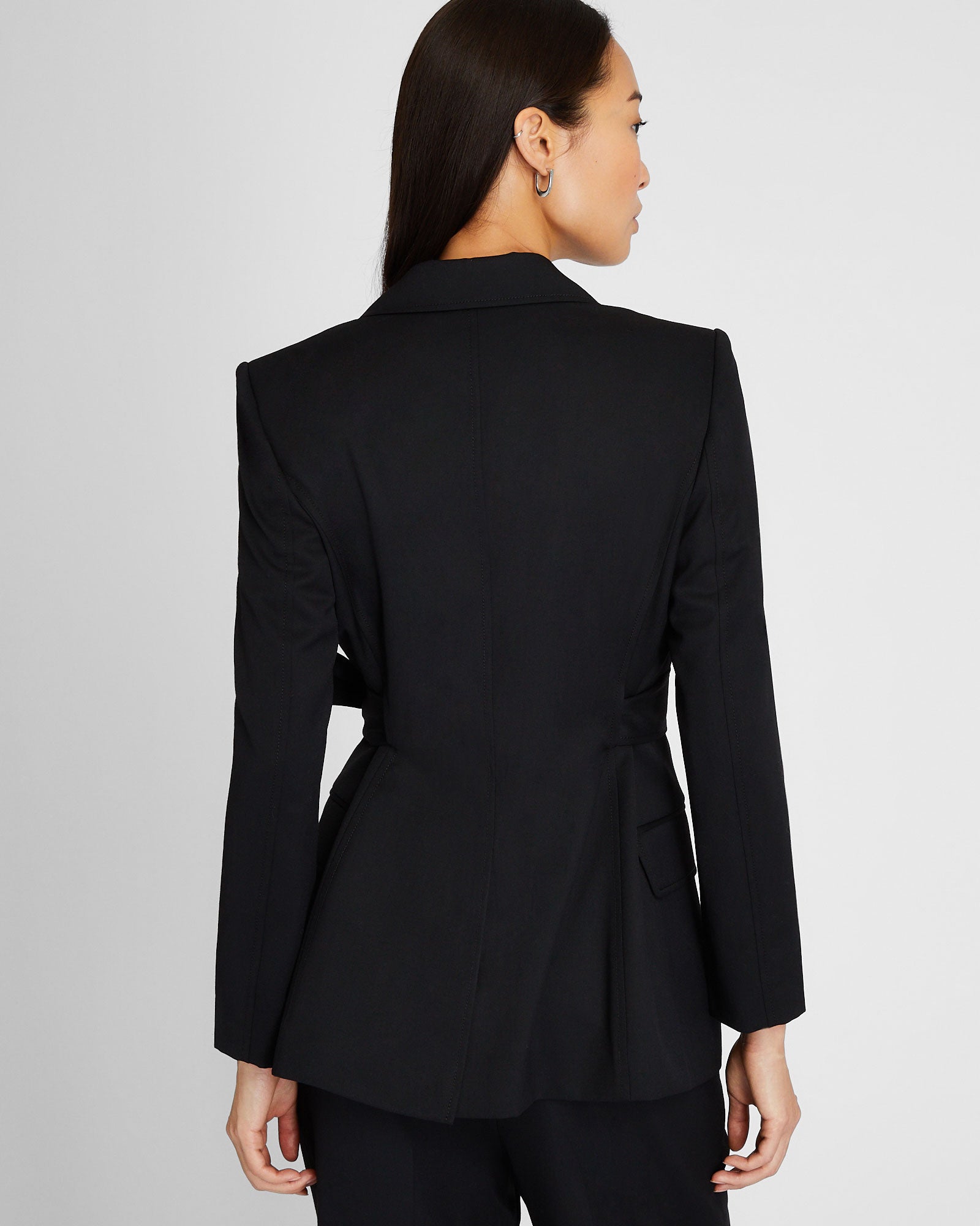 CLUB MONACO - Blazer noué à la taille - Noir