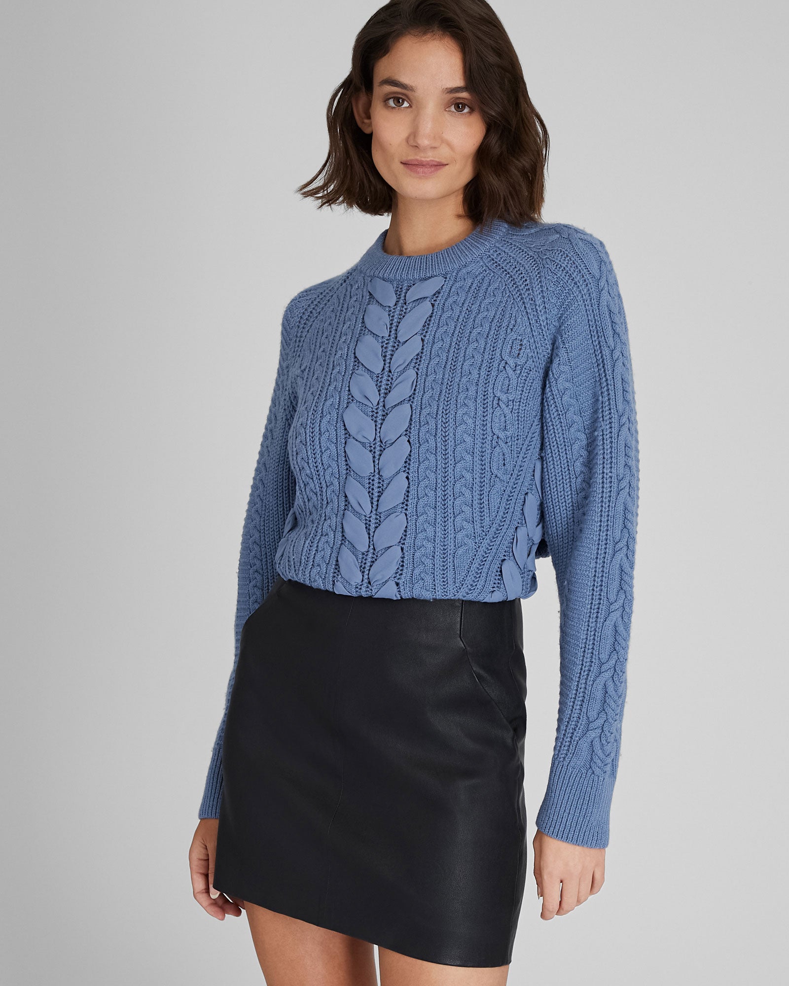 CLUB MONACO - Chandail mixte décontracté - Bleu côtier