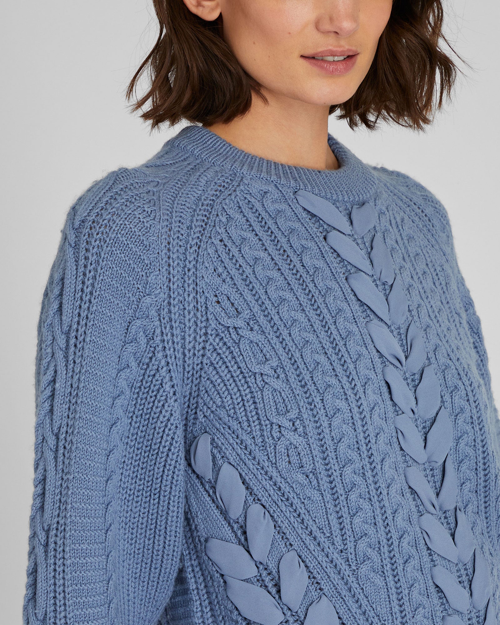 CLUB MONACO - Chandail mixte décontracté - Bleu côtier