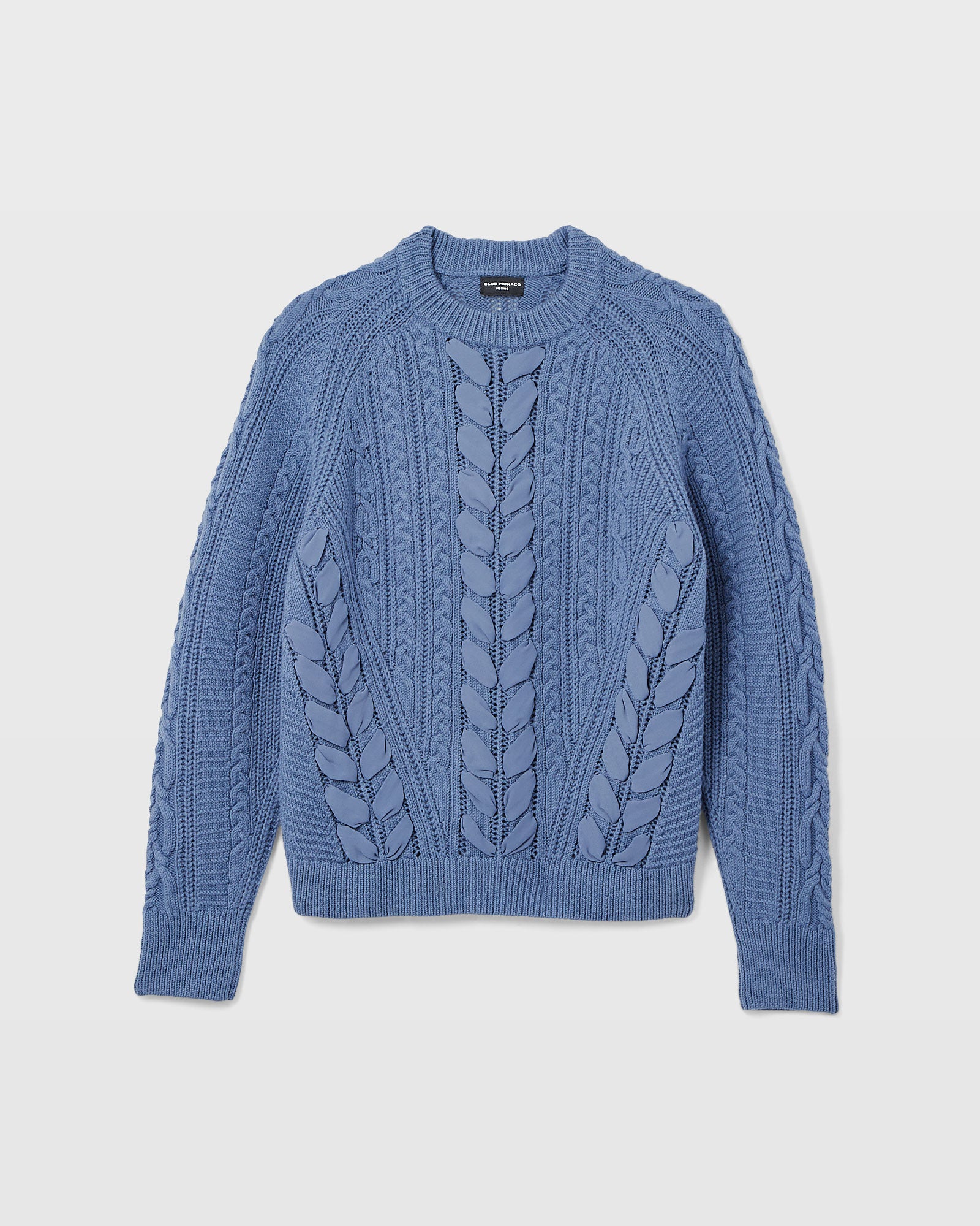 CLUB MONACO - Chandail mixte décontracté - Bleu côtier