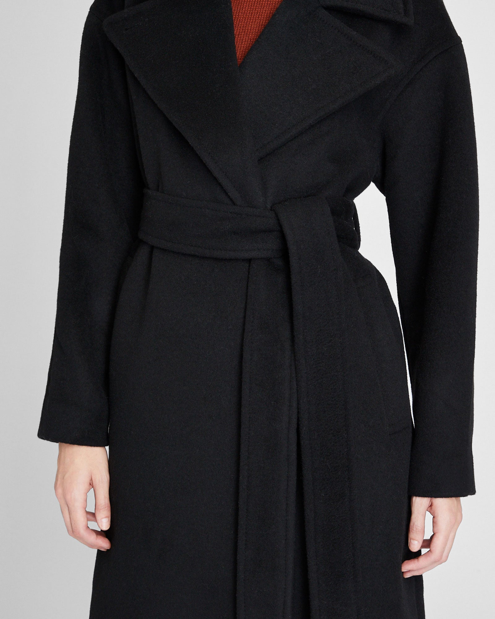 CLUB MONACO - Manteau portefeuille - Noir
