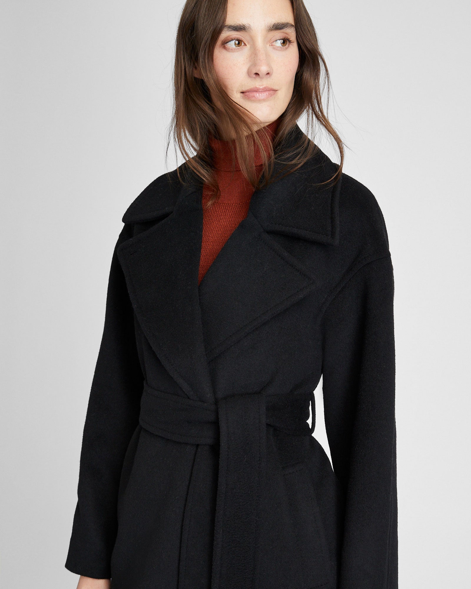 CLUB MONACO - Manteau portefeuille - Noir