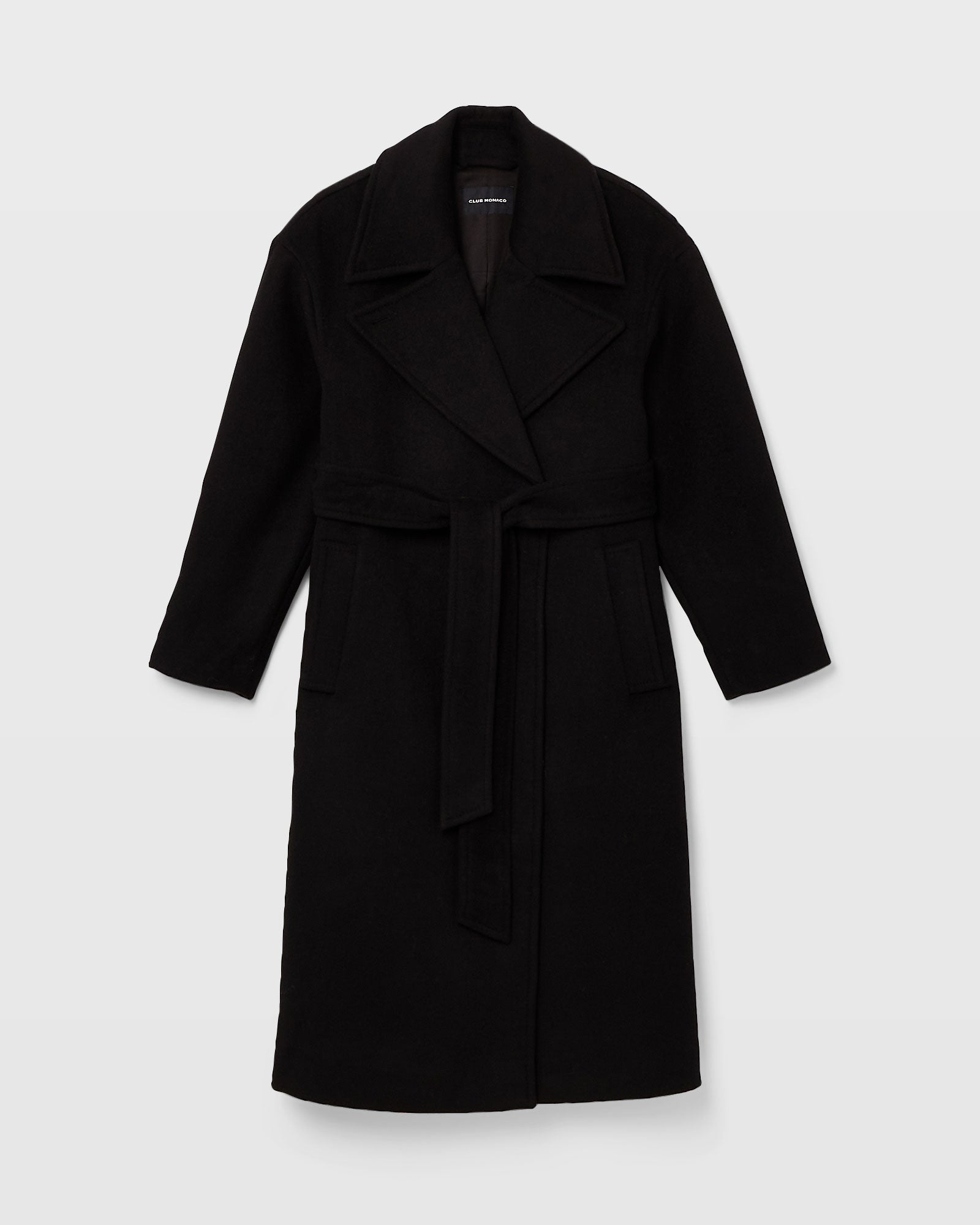 CLUB MONACO - Manteau portefeuille - Noir