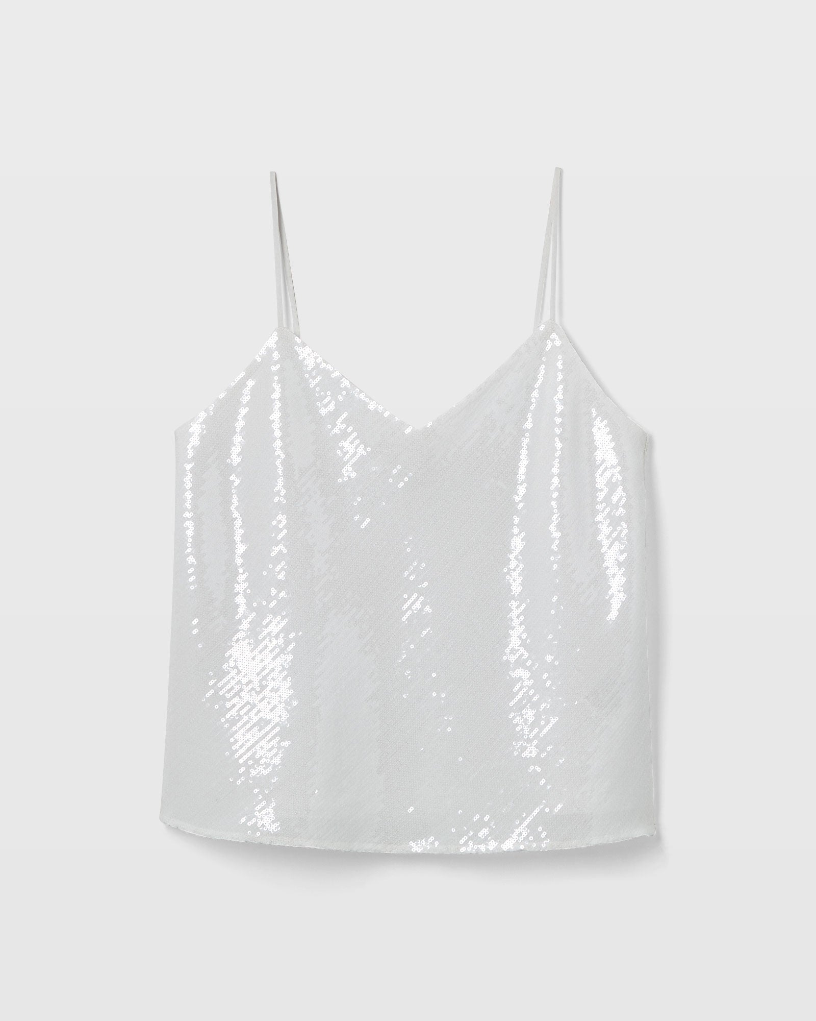 CLUB MONACO - Sequin Kora Cami - White