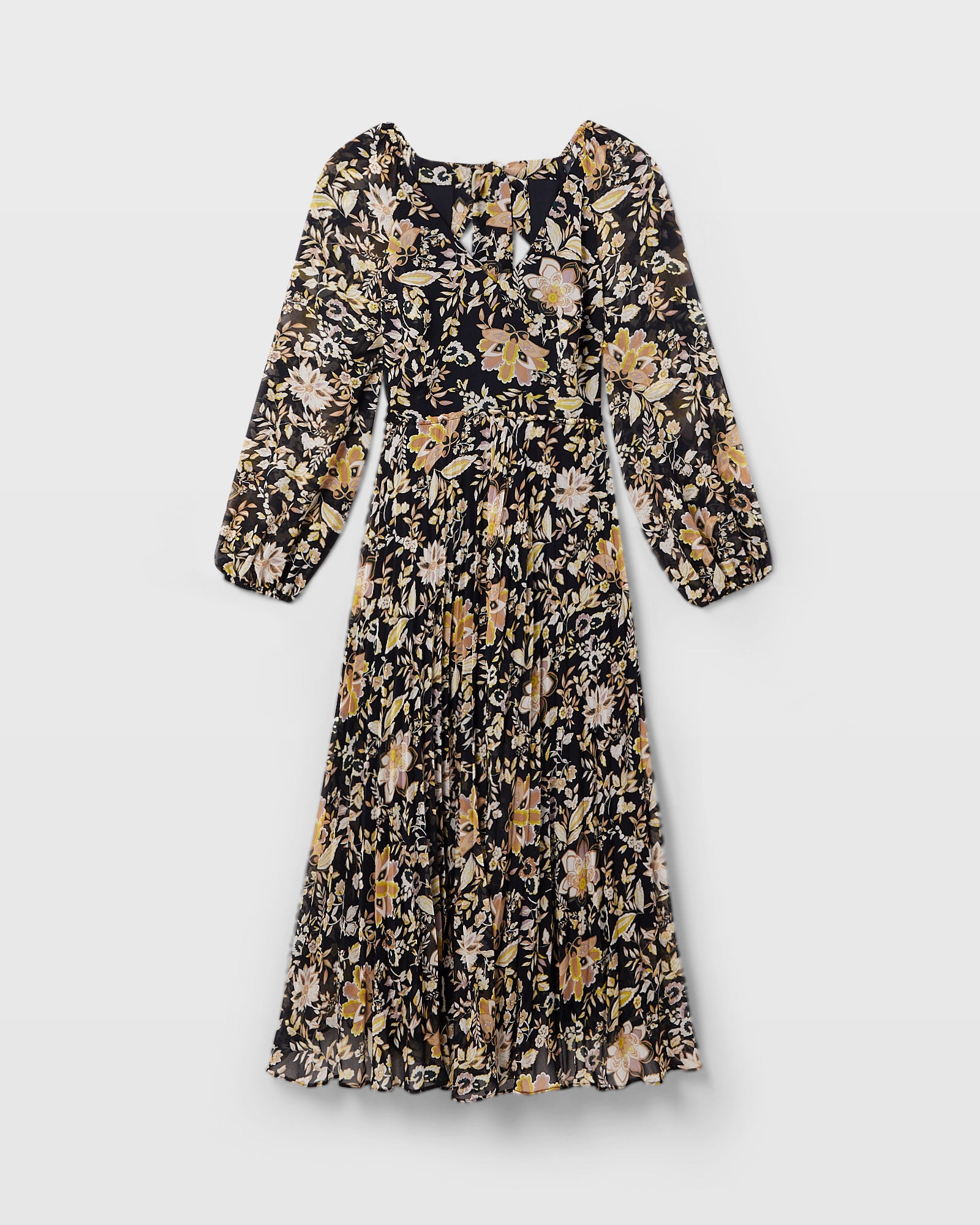CLUB MONACO - Robe imprimée mi-longue - Mélange blax