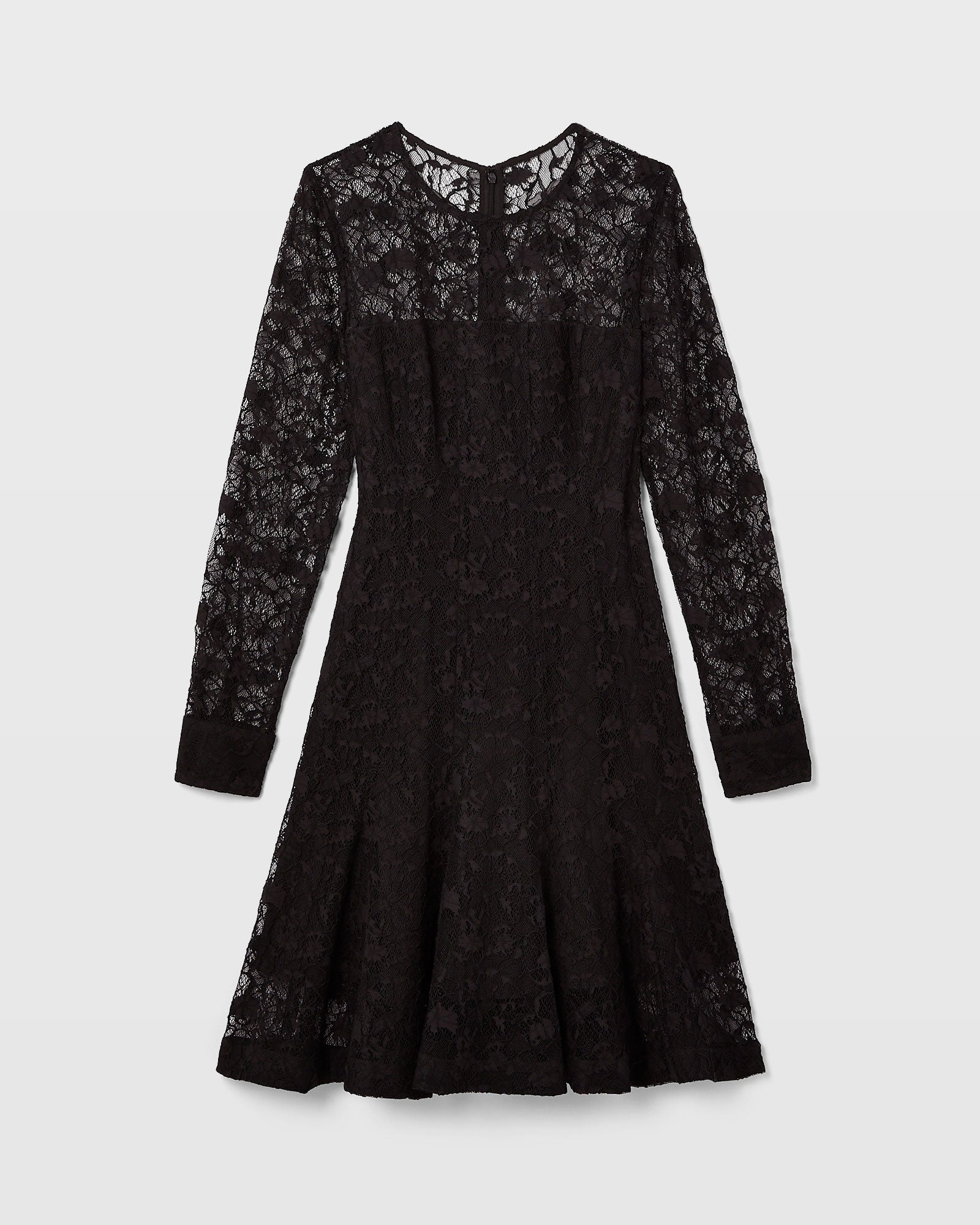 CLUB MONACO - Robe courte en dentelle - Noir
