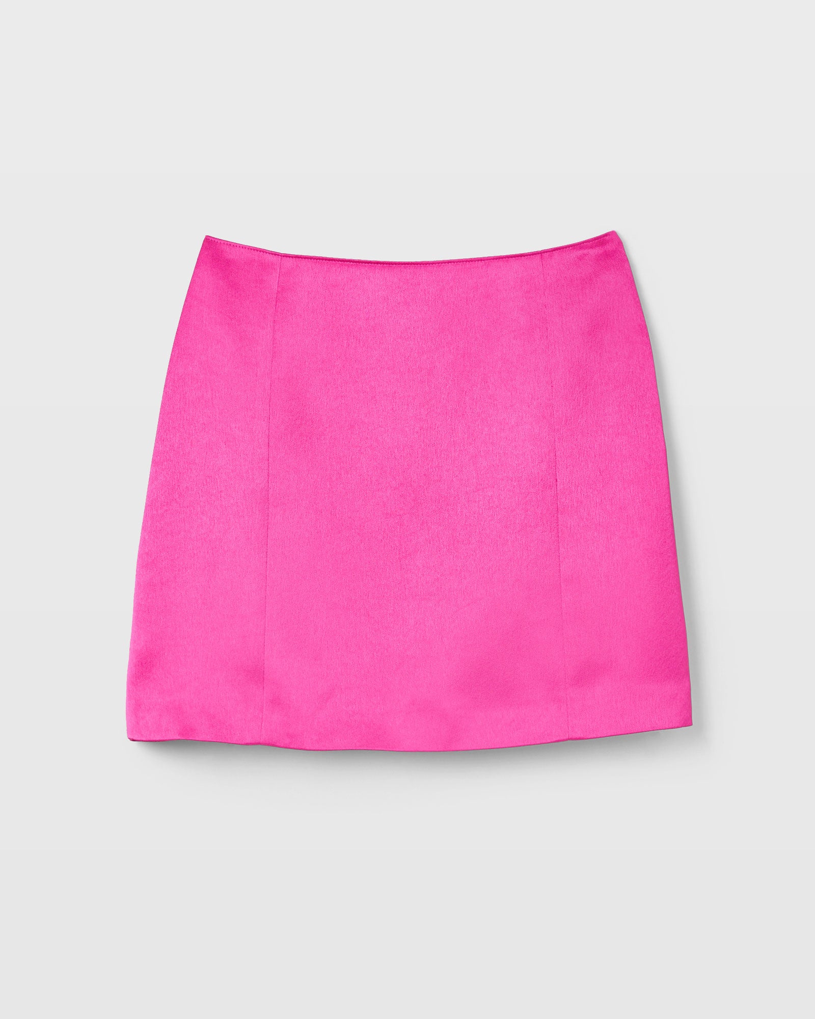 CLUB MONACO - Minijupe en satin - Rose vif