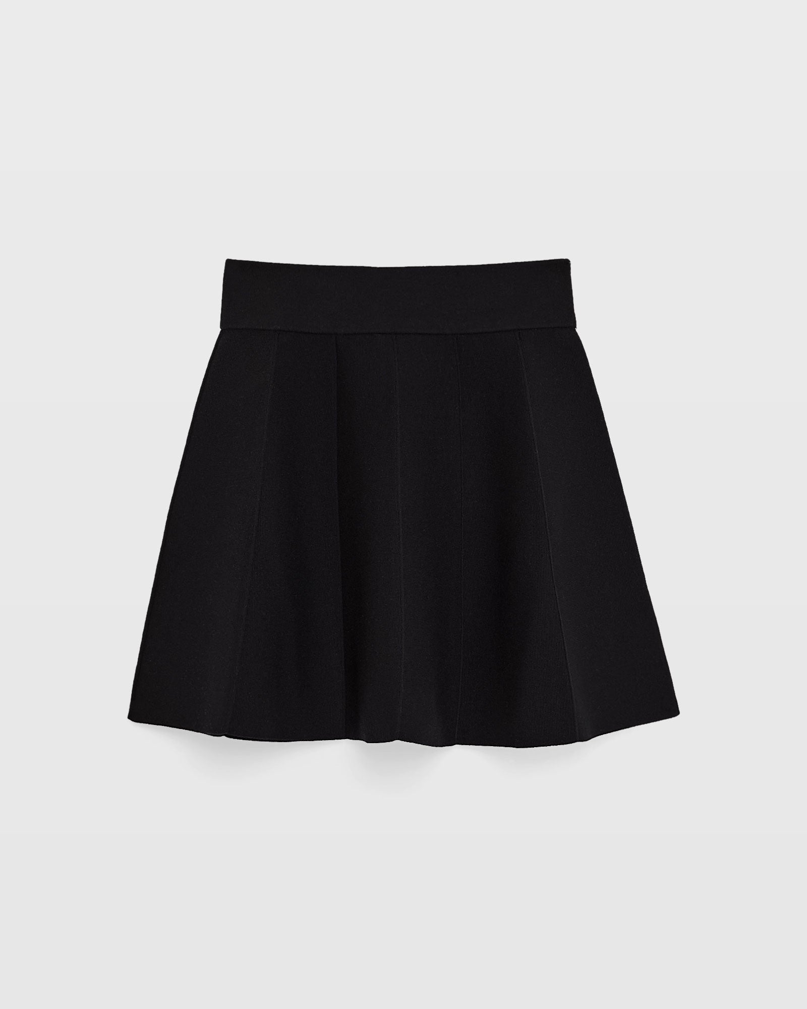 CLUB MONACO - Milano Knit Mini Skirt - Black