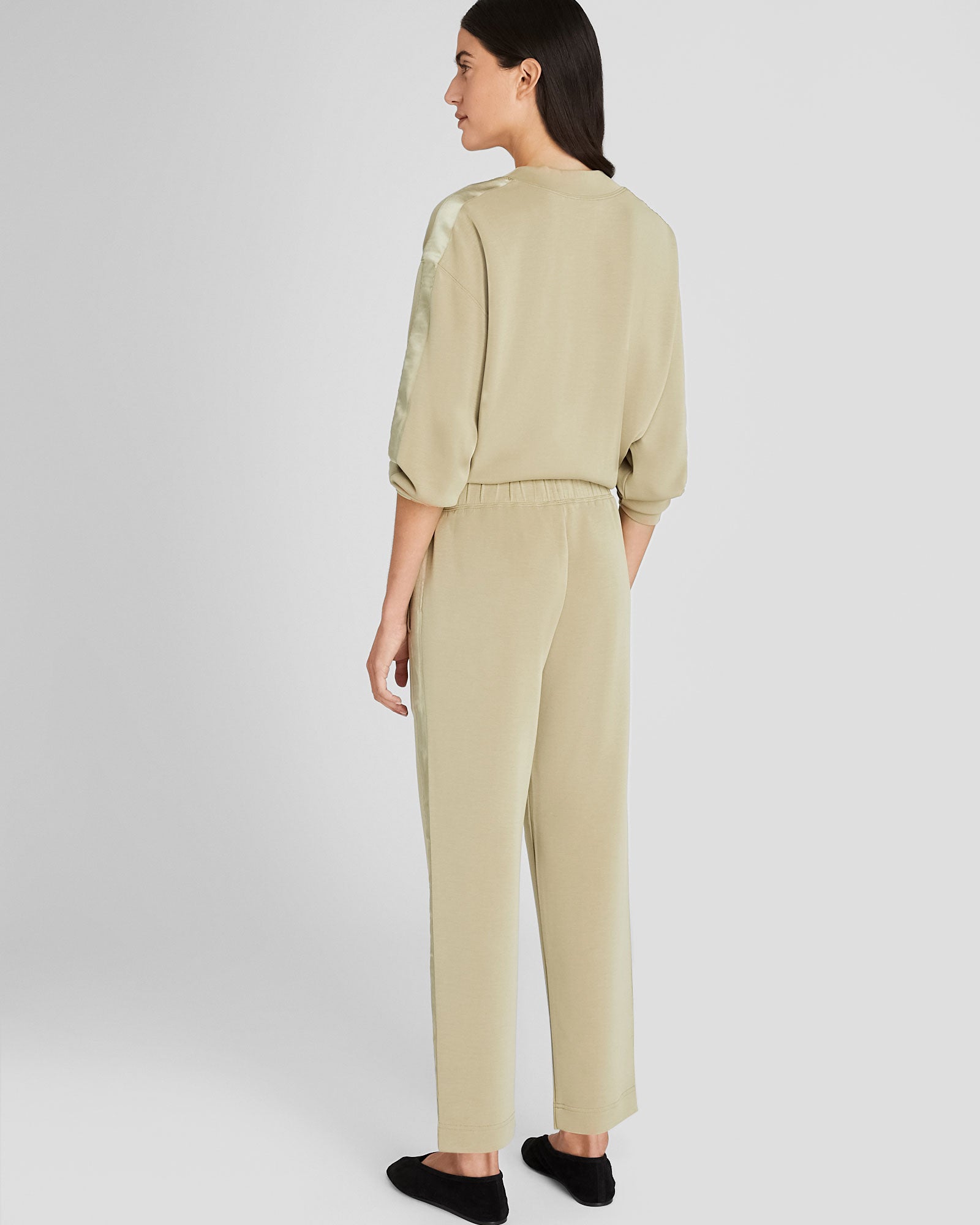 CLUB MONACO - Satin Stripe Pant - Thym