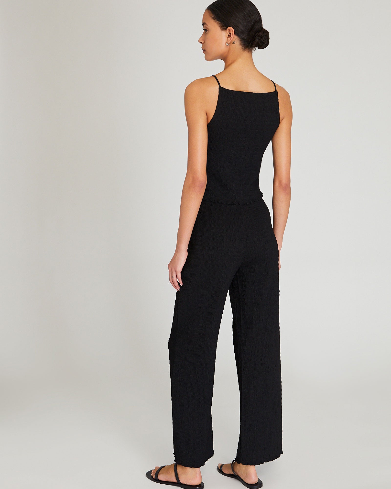 CLUB MONACO - Pantalon à détails froncés - Noir