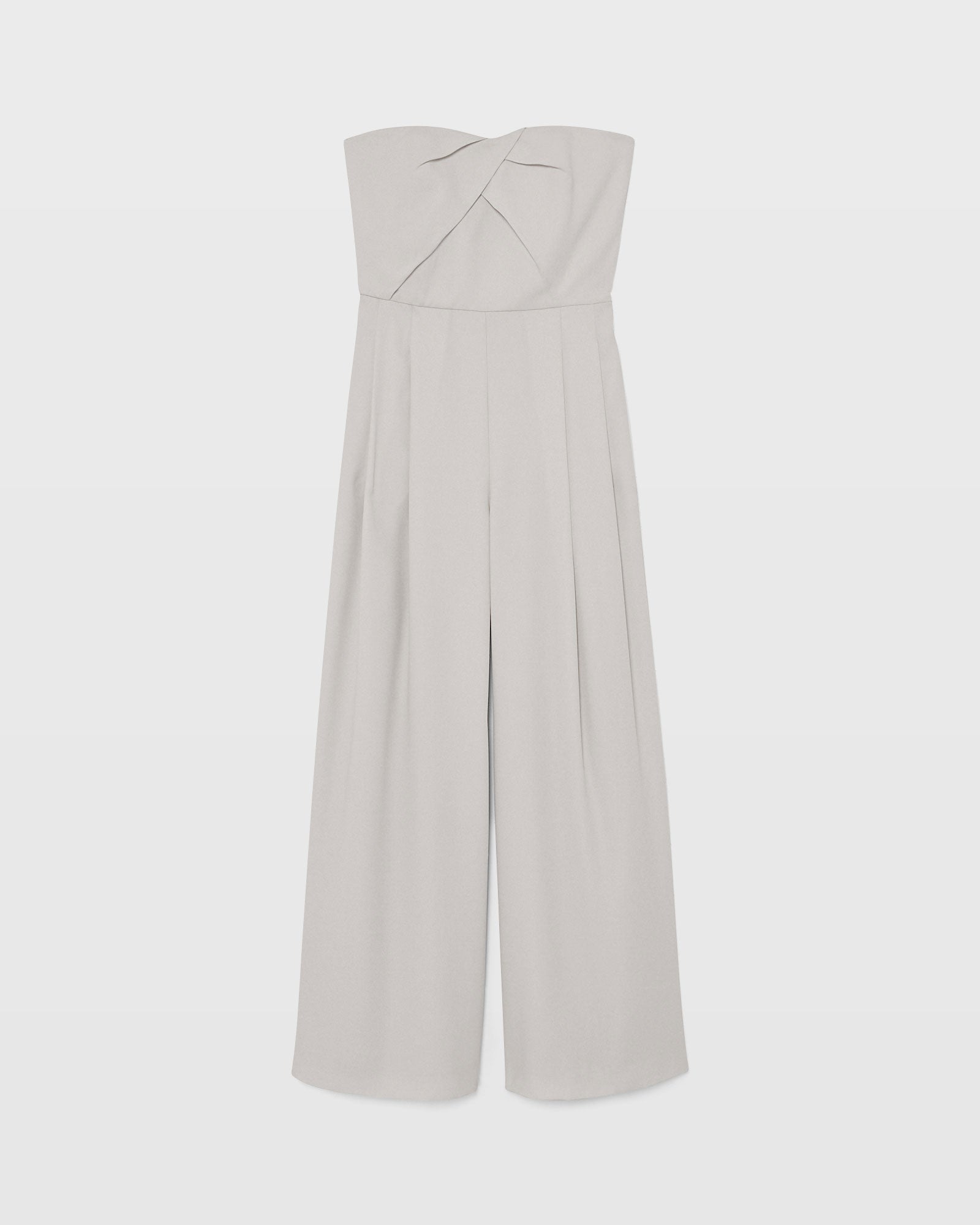 CLUB MONACO - Combinaison drapée sans bretelles - Rose clair