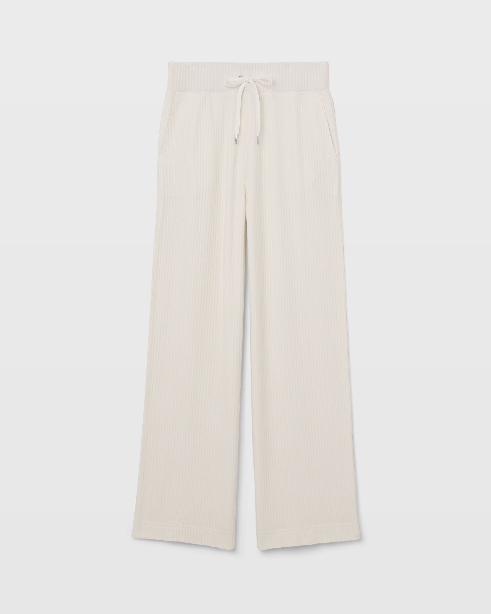 CLUB MONACO - Pantalon d'intérieur côtelé - Blanc Cassé