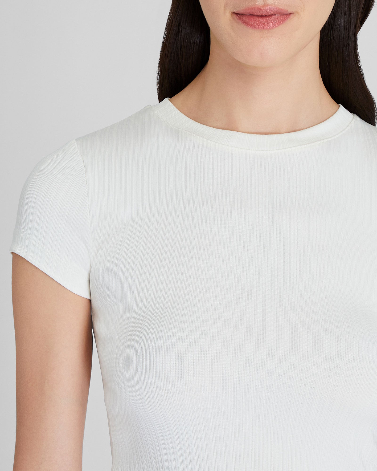 CLUB MONACO - T-shirt plissé Bowee - Blanc Antique