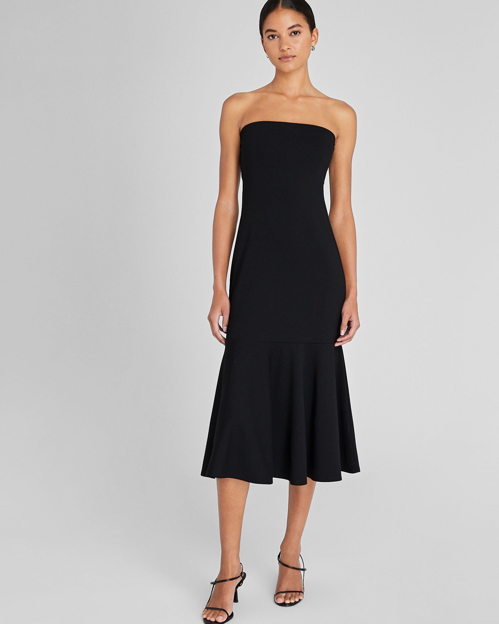 CLUB MONACO - Robe en tricot sans bretelles - Noir