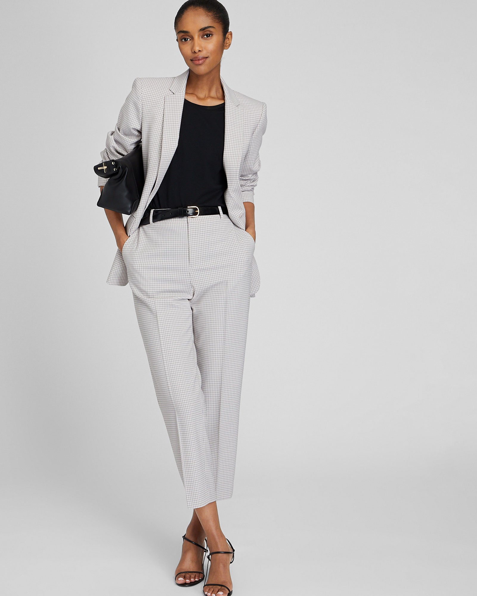 CLUB MONACO - Borrem Pant - Beige Mix