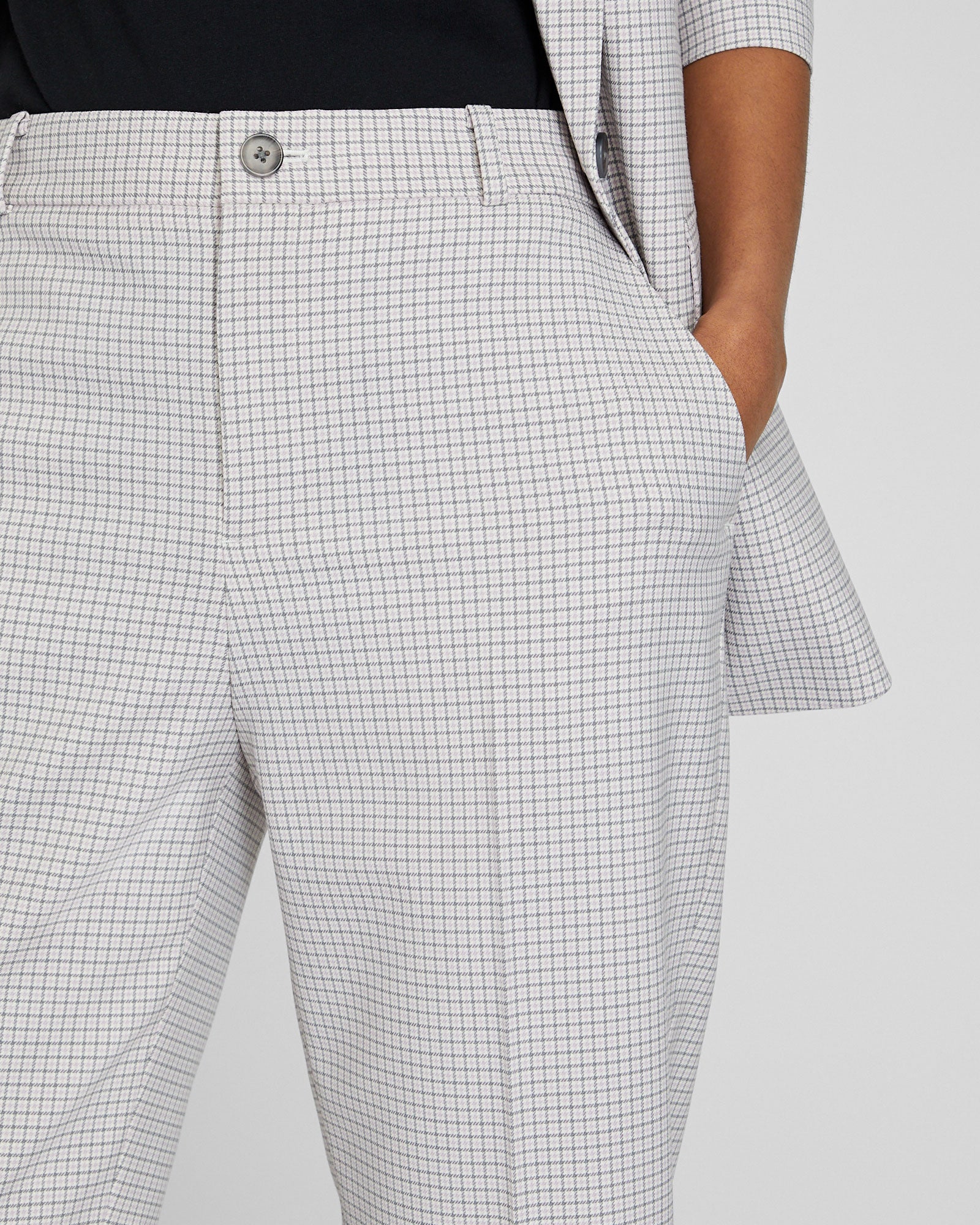 CLUB MONACO - Borrem Pant - Beige Mix