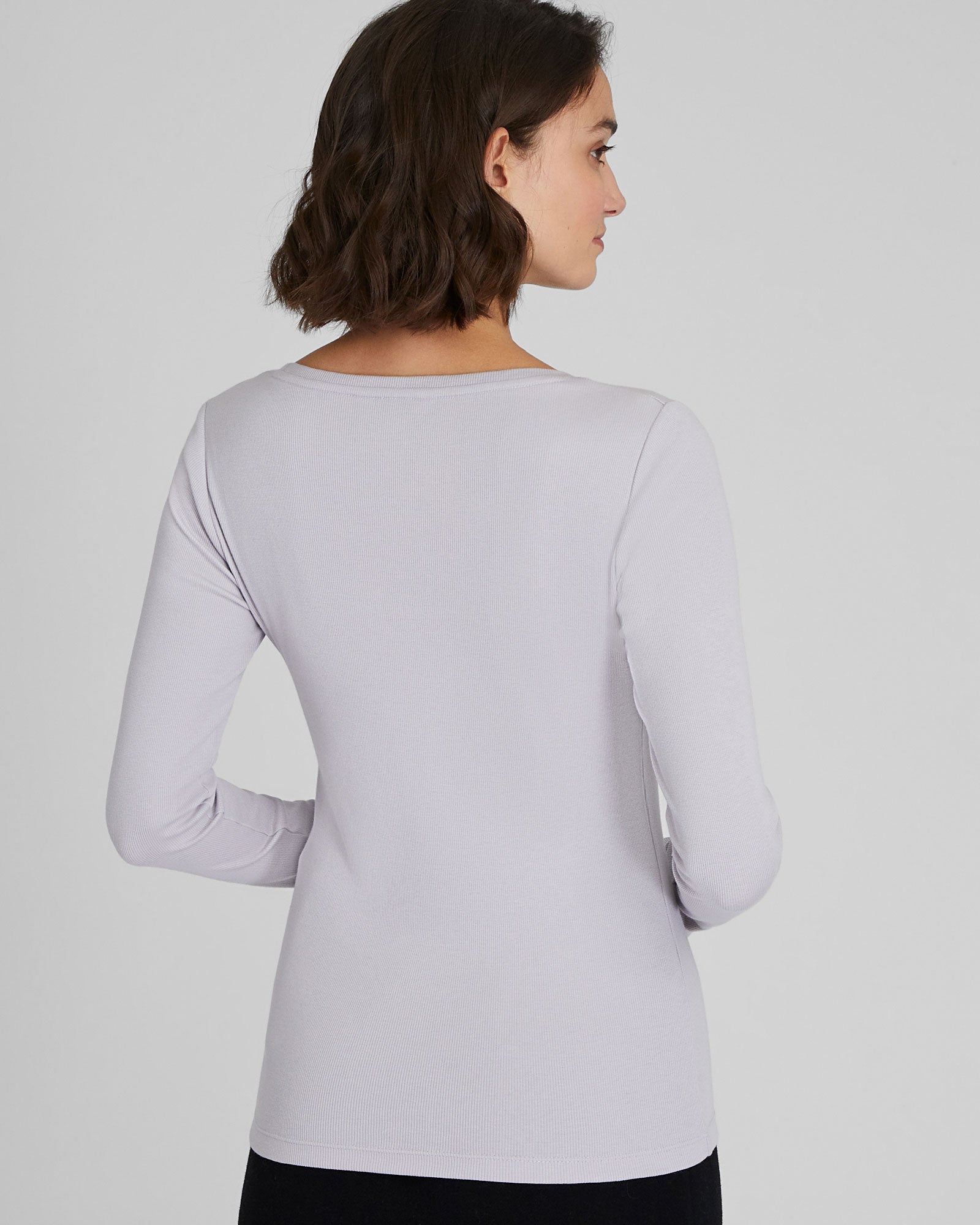 CLUB MONACO - Haut Carolena à encolure dégagée - Lilas doux