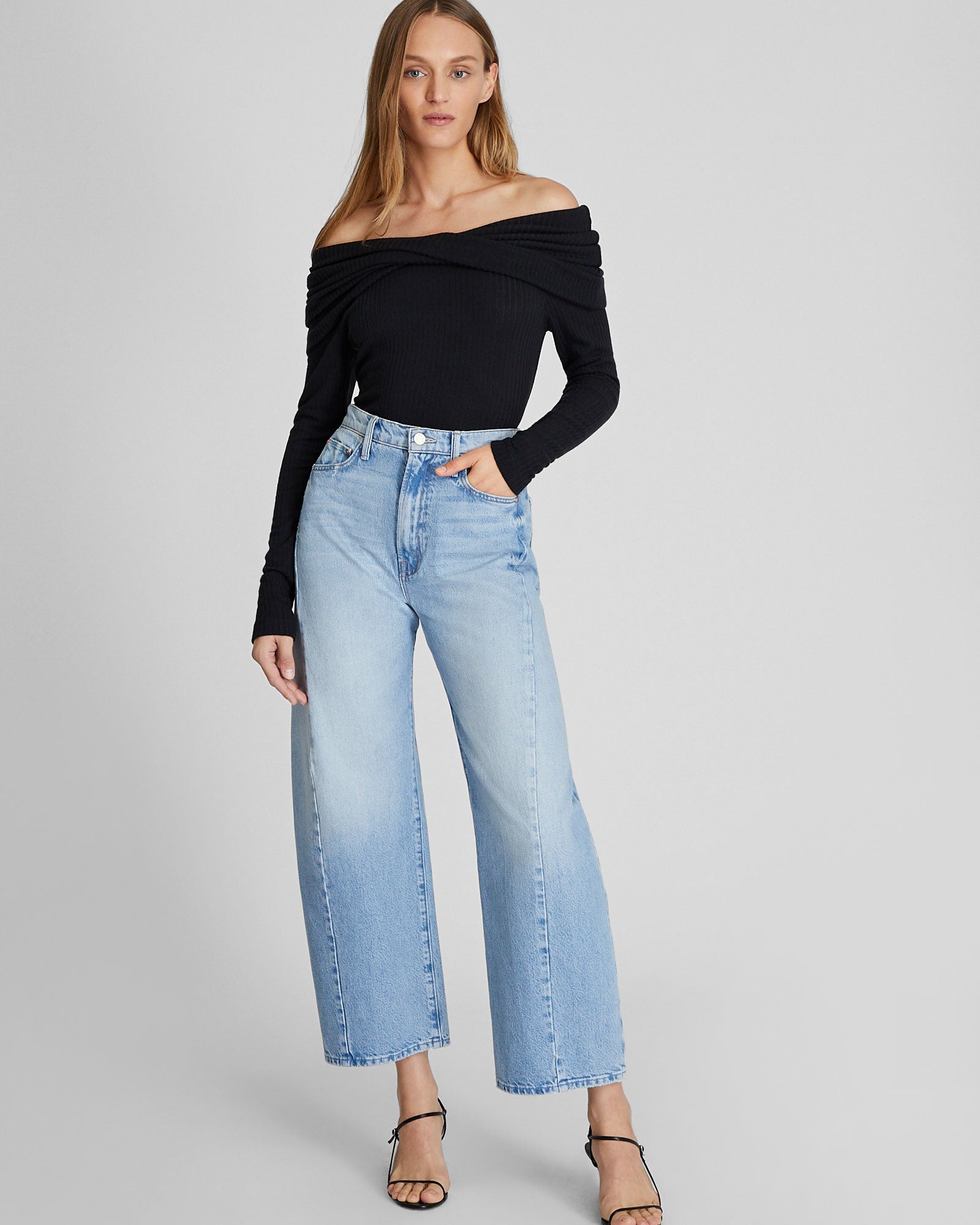 CLUB MONACO - MOTHER The Half Pipe Ankle Jeans - Denim
