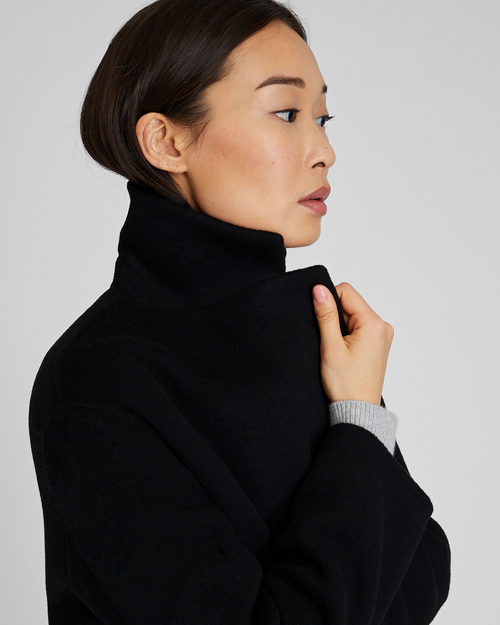 CLUB MONACO - Faith Midi Coat - Black