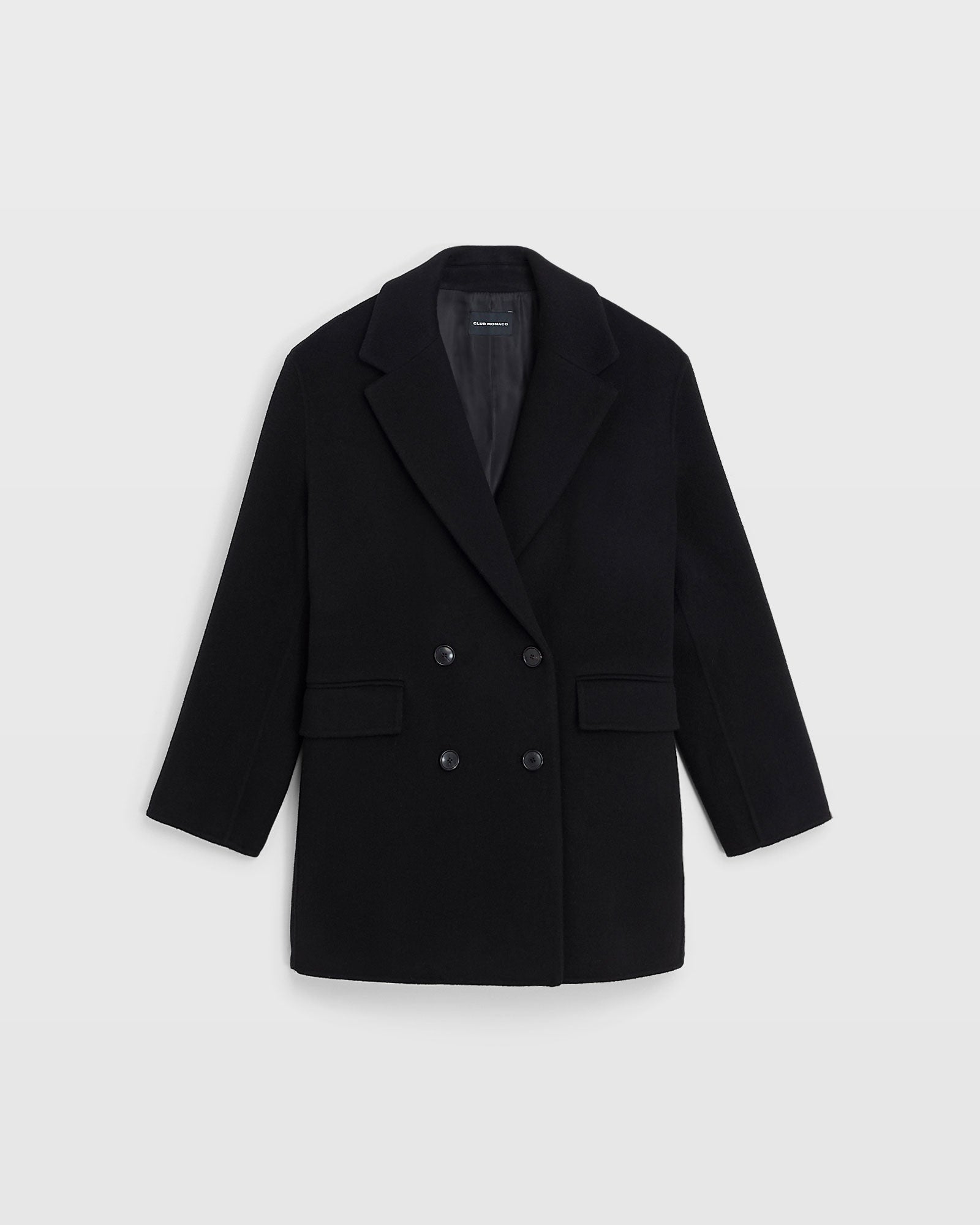 CLUB MONACO - Faith Midi Coat - Black