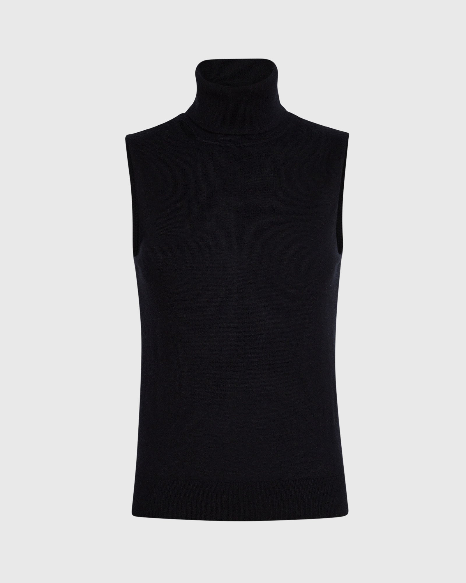 CLUB MONACO - Cashmere Turtleneck Shell - Black
