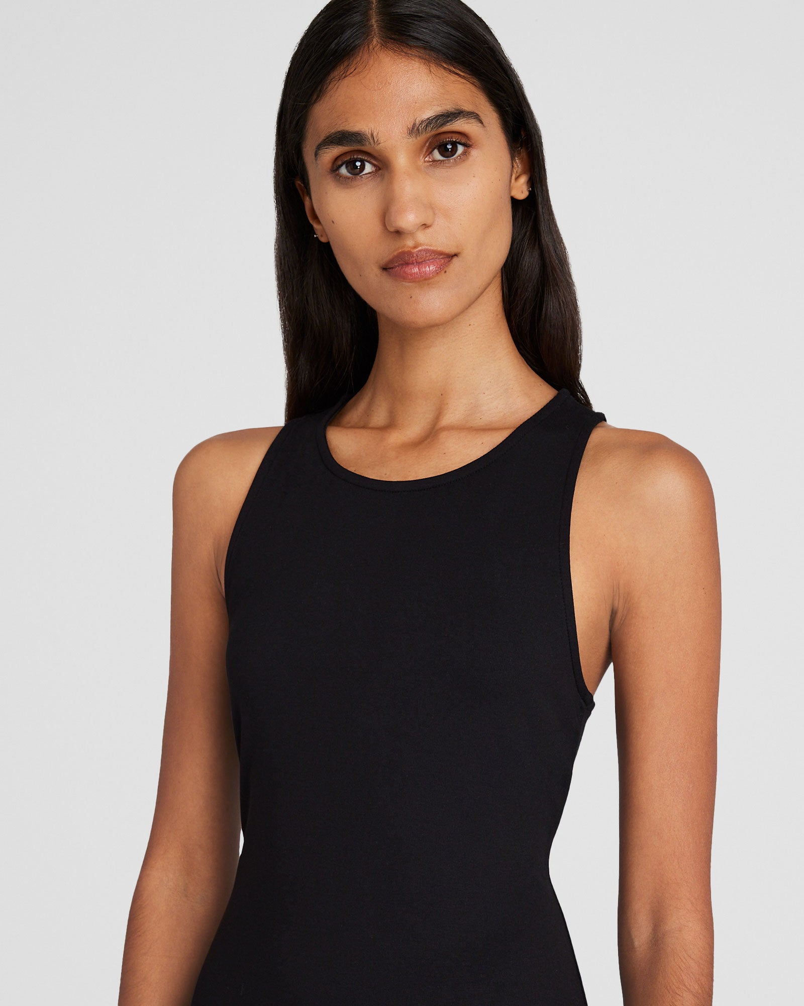 CLUB MONACO - Robe ajustée à dos nageur - Noir