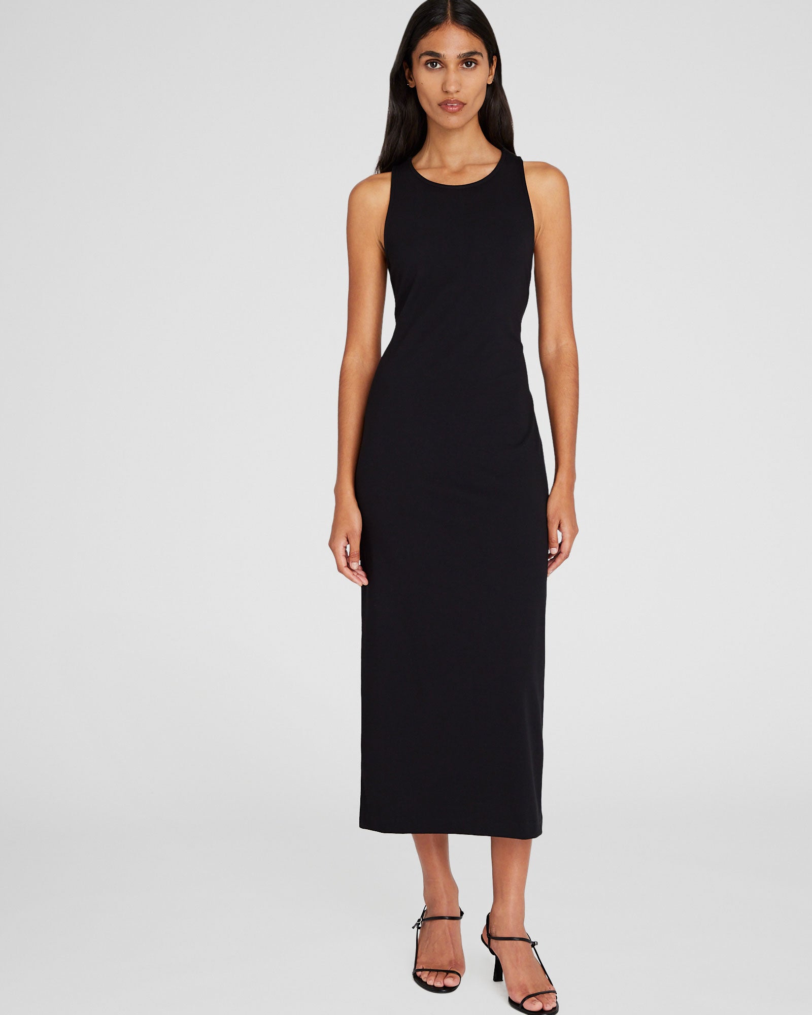 CLUB MONACO - Robe ajustée à dos nageur - Noir
