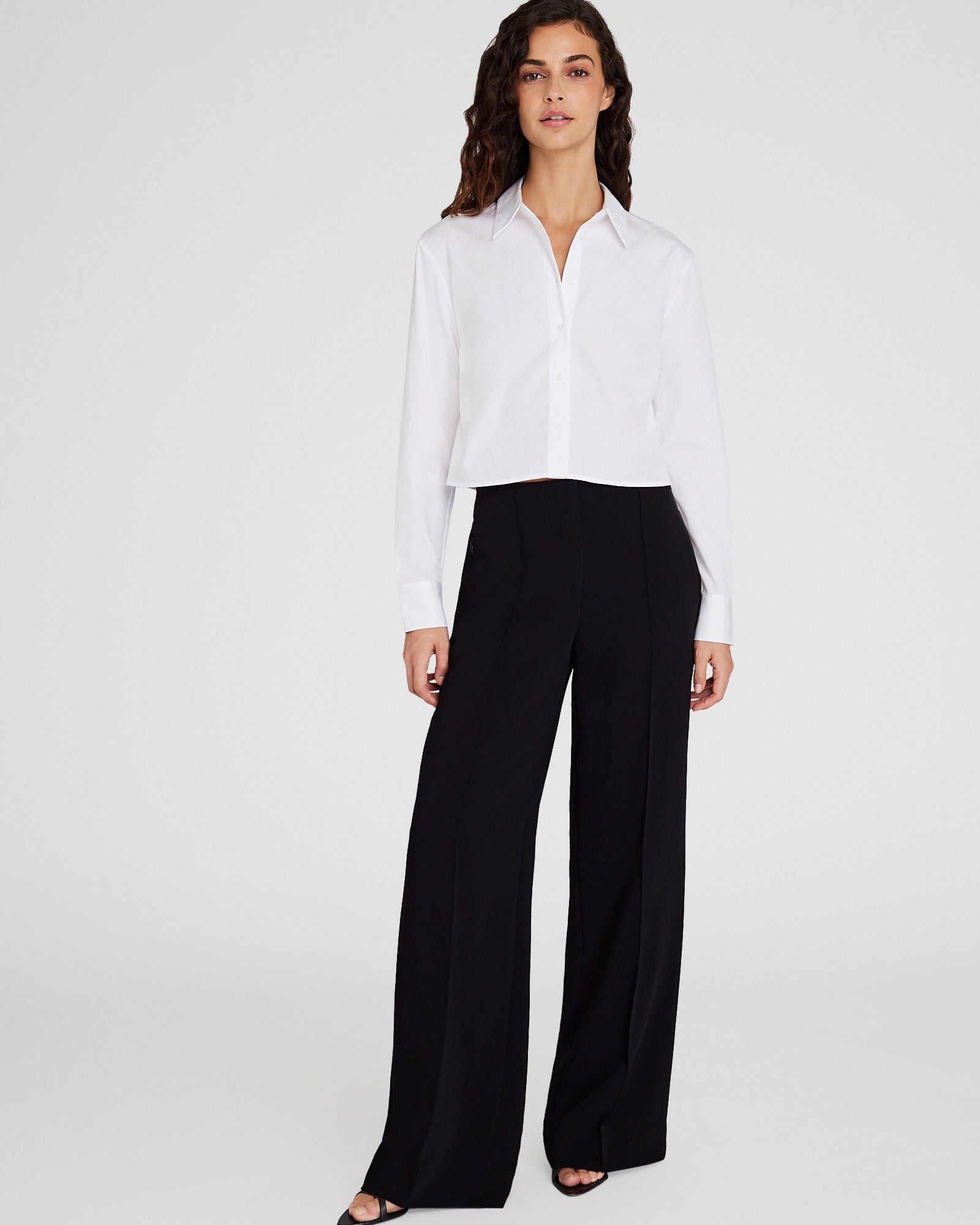 CLUB MONACO - CHEMISE COURTE À BOUTONS - Blanc