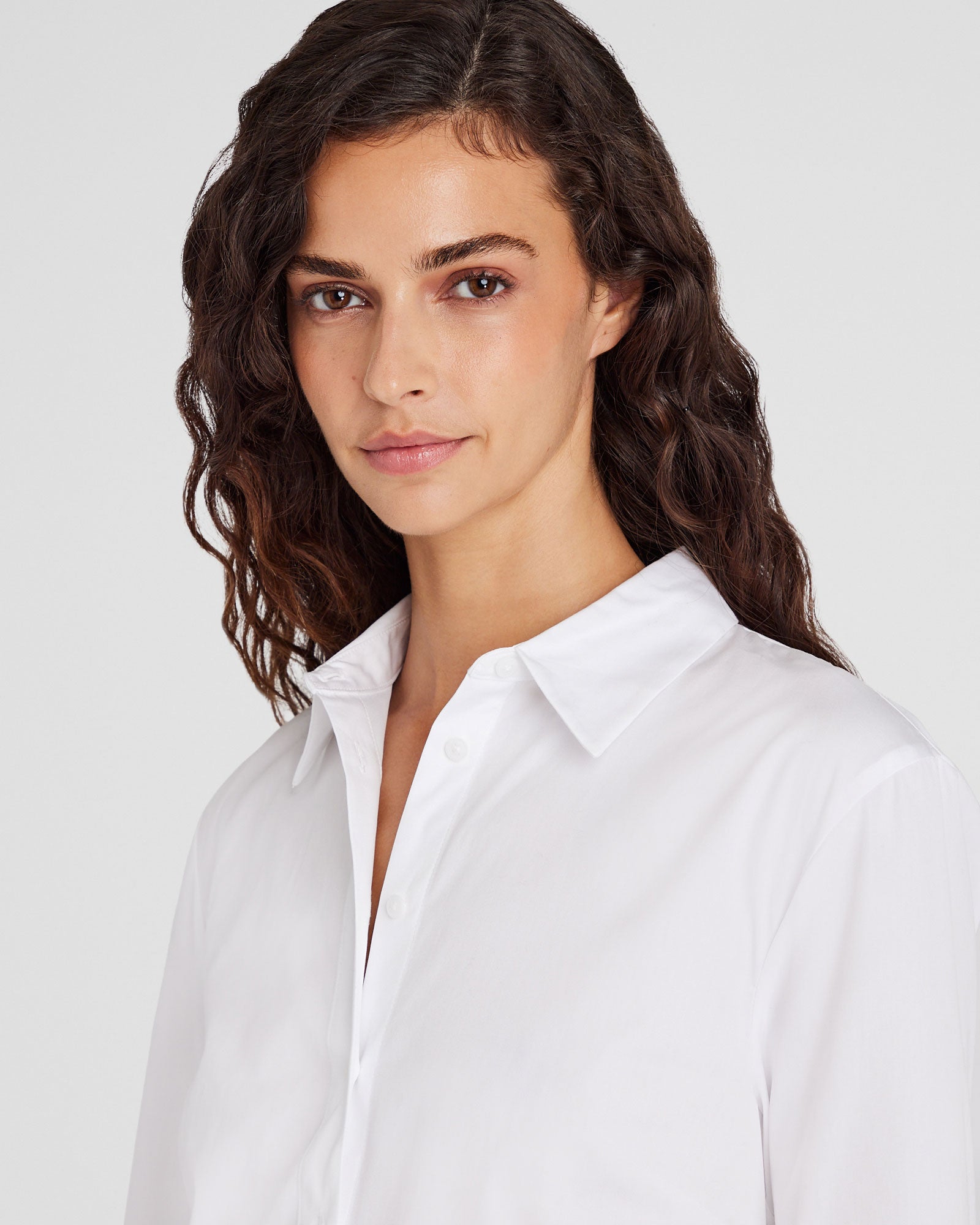 CLUB MONACO - CHEMISE COURTE À BOUTONS - Blanc