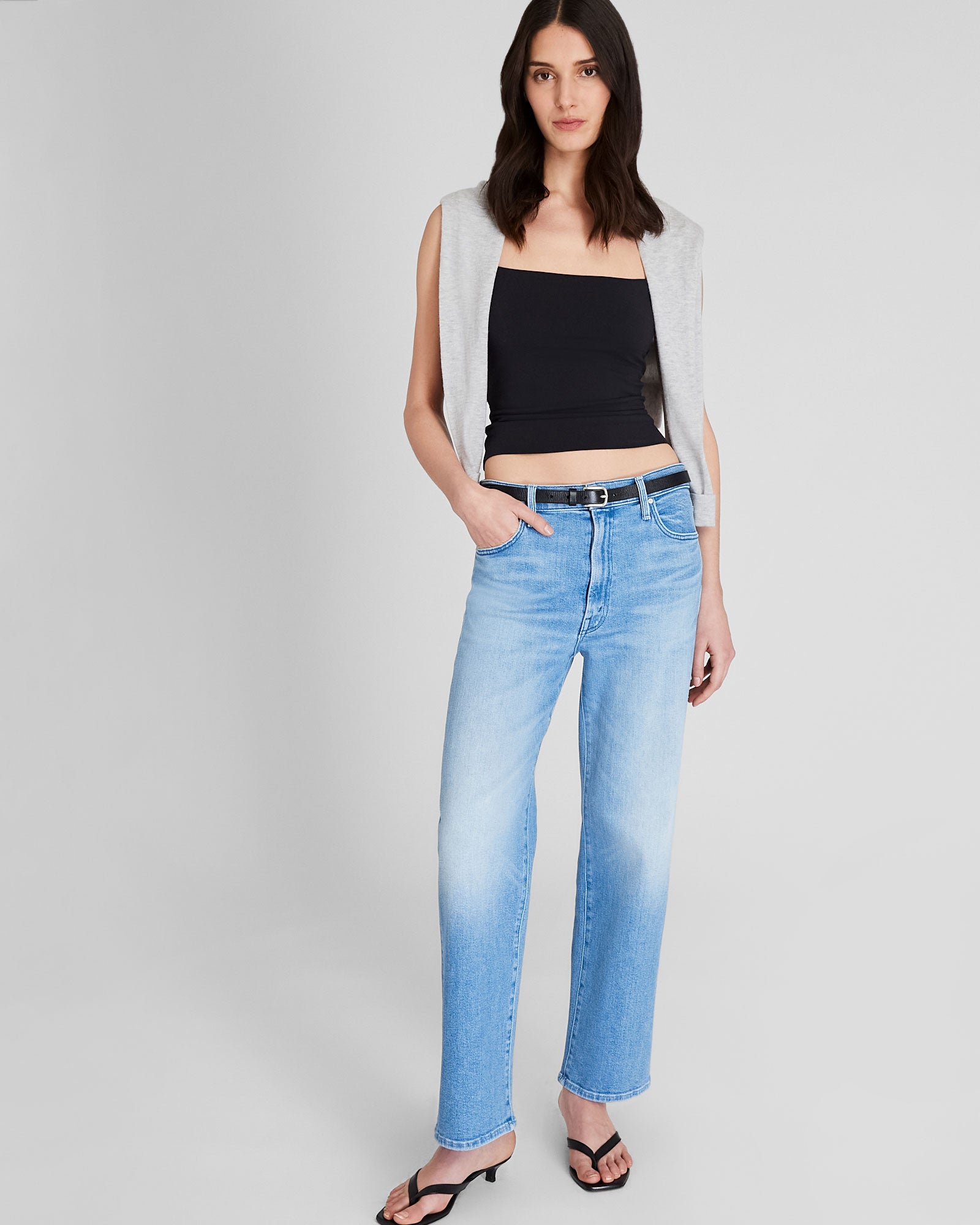 CLUB MONACO - MOTHER The Dodger Ankle Jeans - Denim