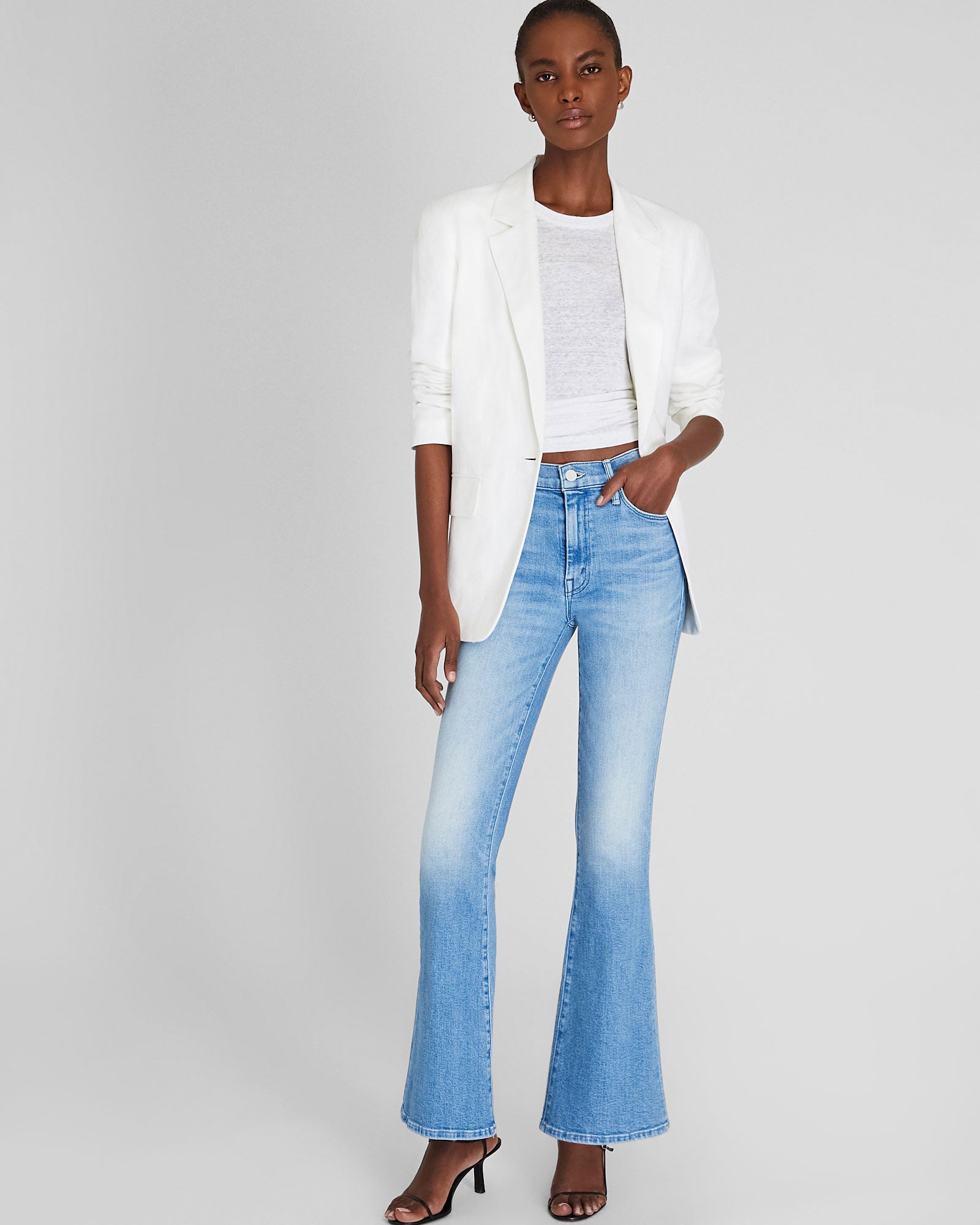 CLUB MONACO - Jeans The Weekender par MOTHER - Bleu moyen