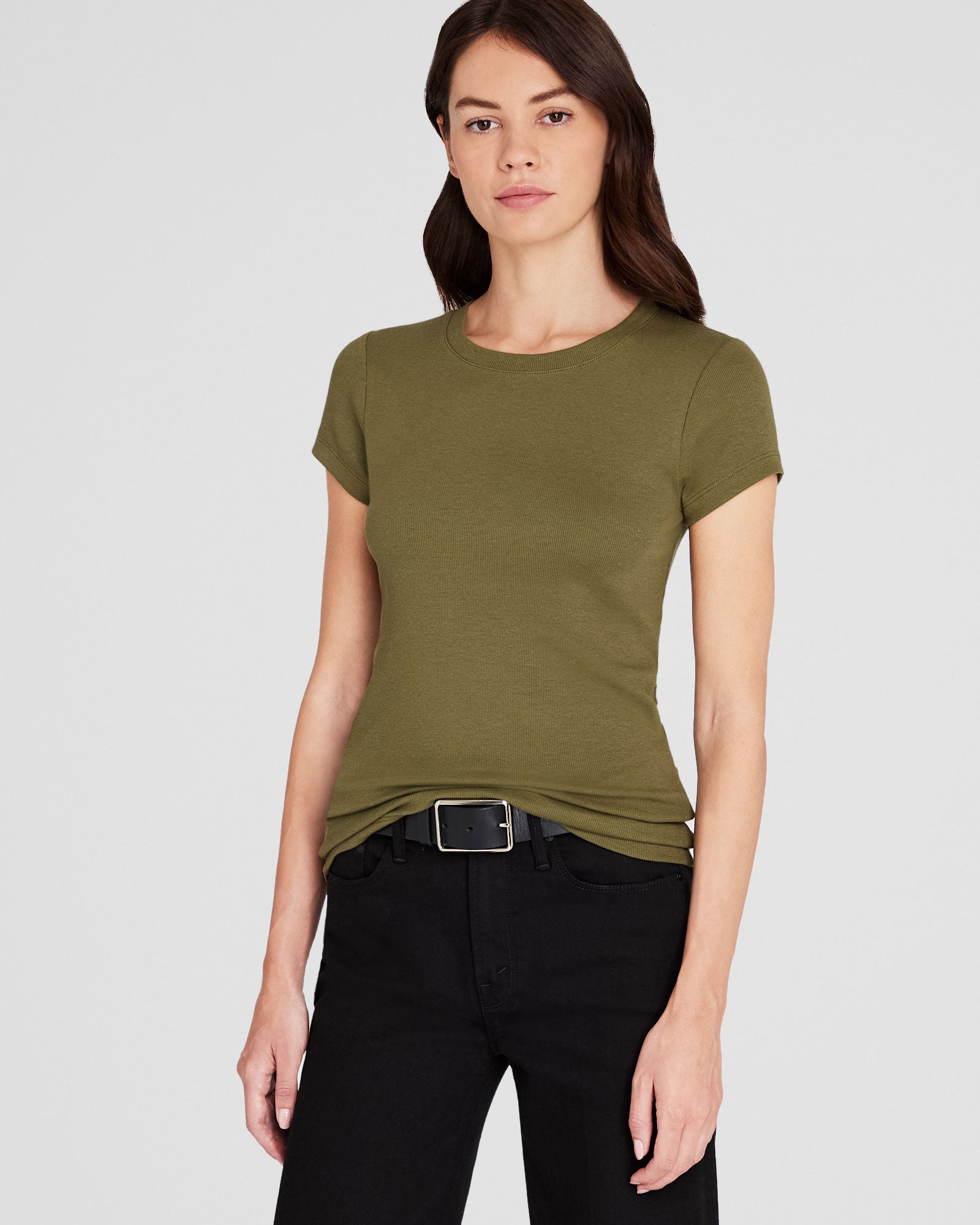 CLUB MONACO - T-shirt en coton pima Bowee - Tourbe