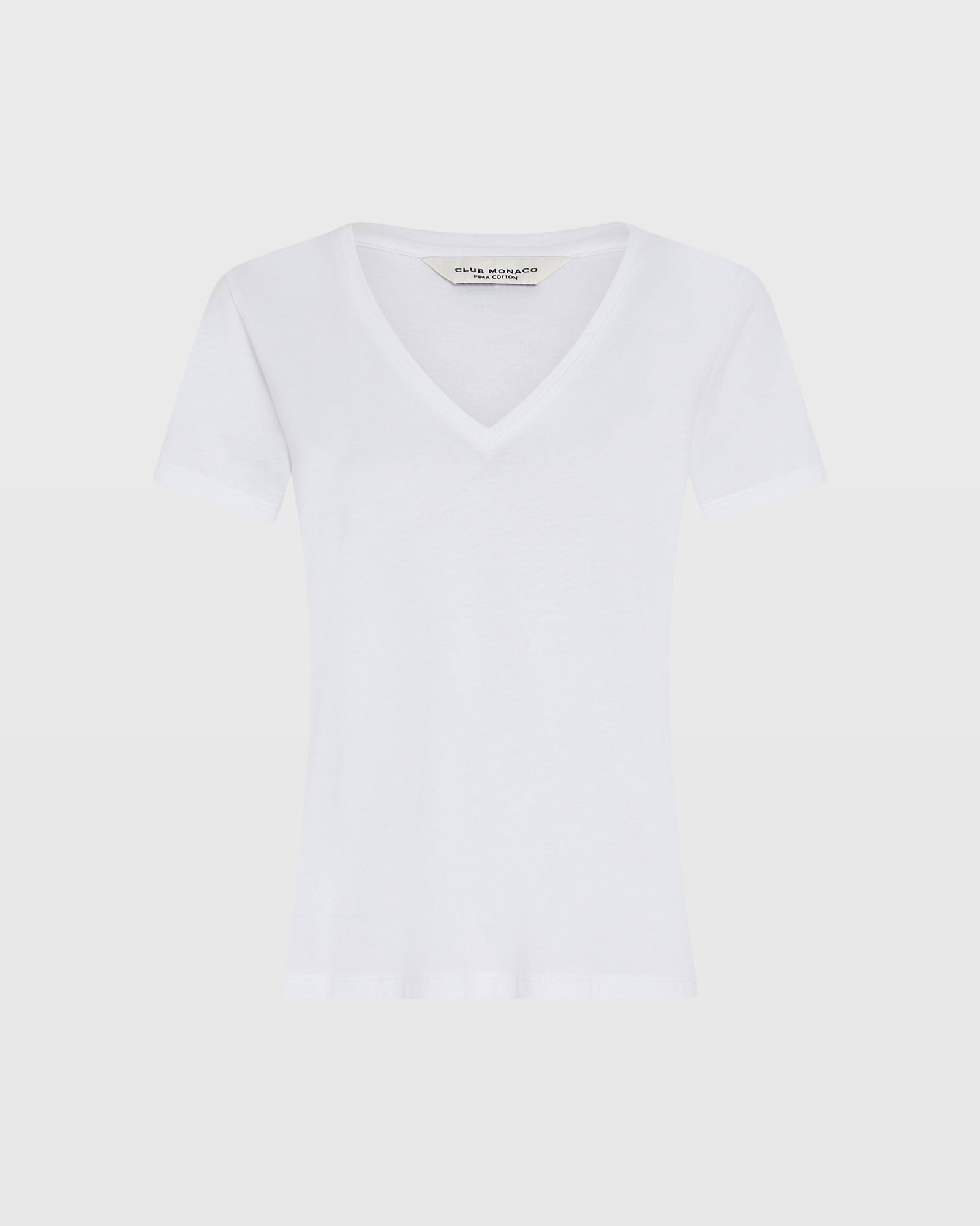 CLUB MONACO - The V-Neck T-Shirt - White