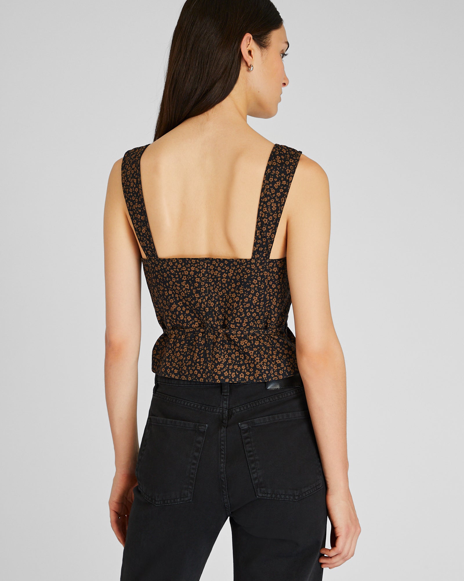 CLUB MONACO - Tie Tank - Brown Print