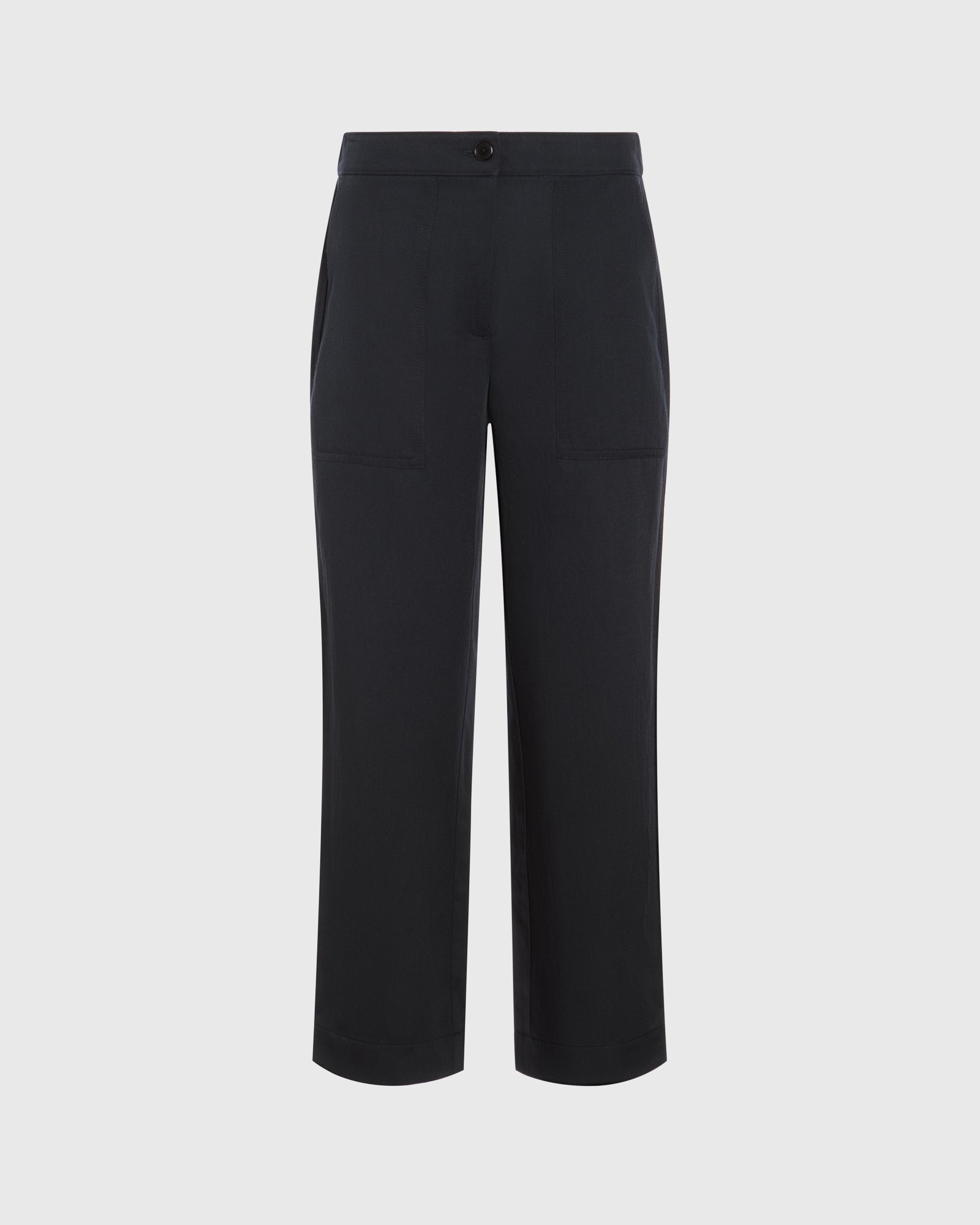 Women's Black Relaxed Utility Pant | Club Monaco CA