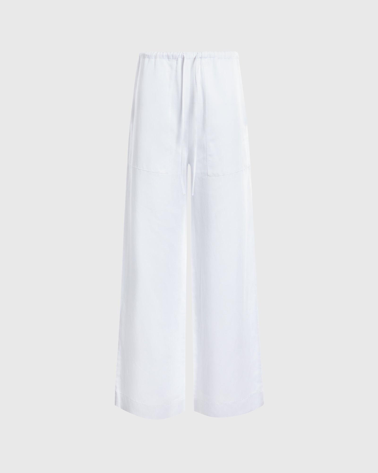 CLUB MONACO - Lightweight Sateen Pant - Blanc