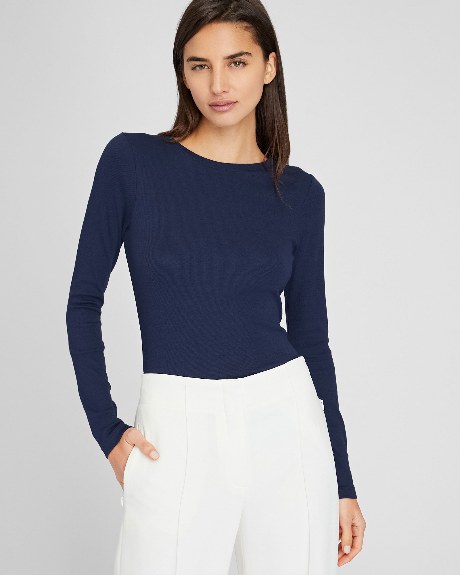 CLUB MONACO - Carolena Top - Navy