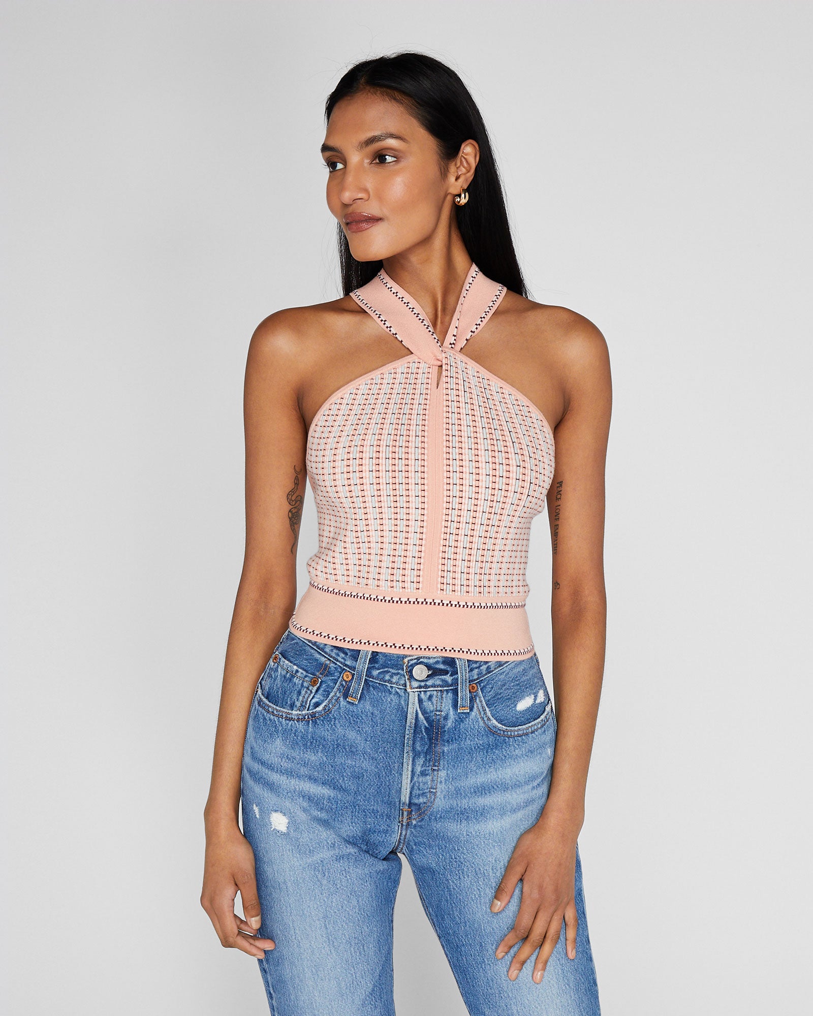 CLUB MONACO - Raeni Knit Tank - Peach