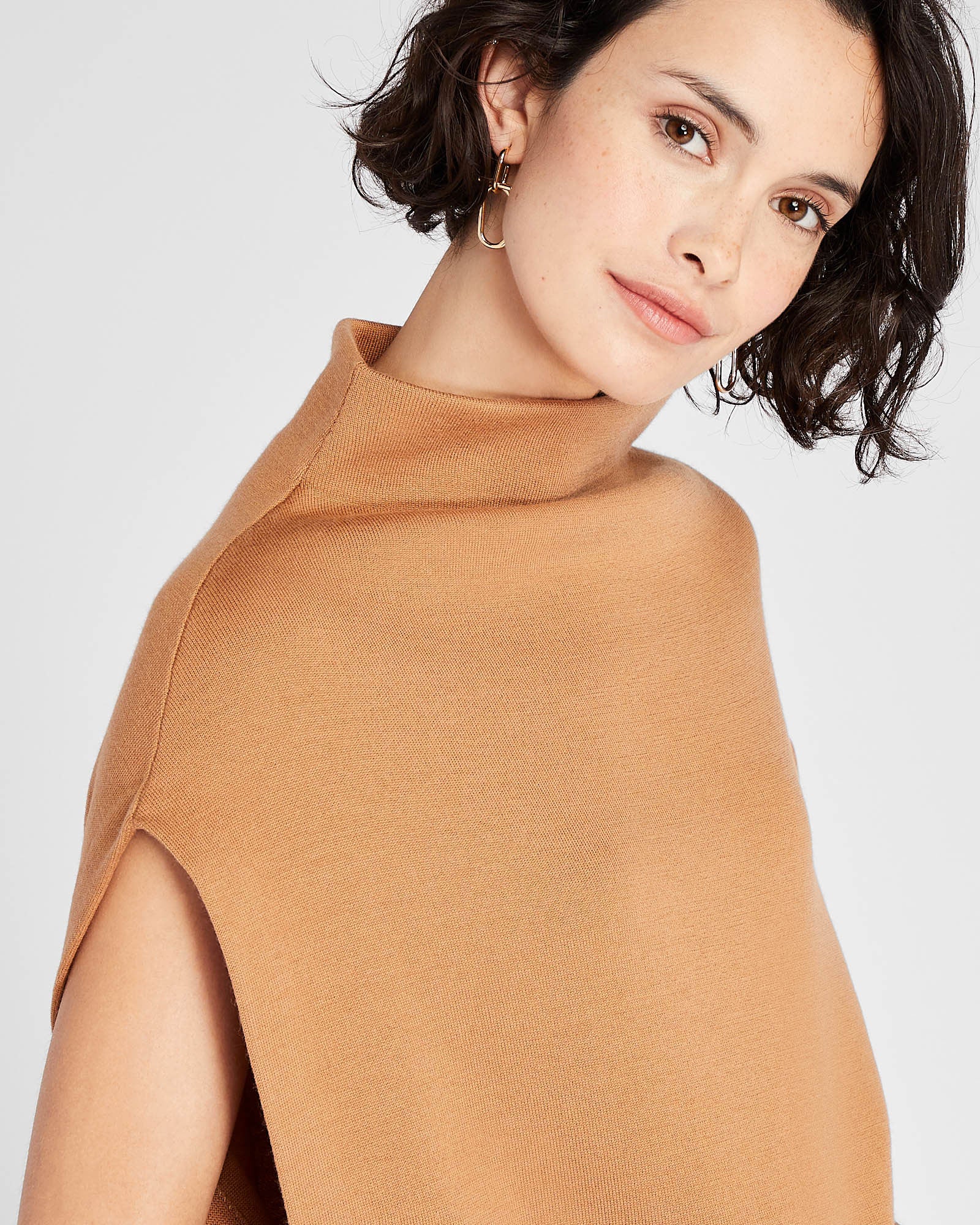 CLUB MONACO - Chandail de laine mérinos Abhy - Chameau