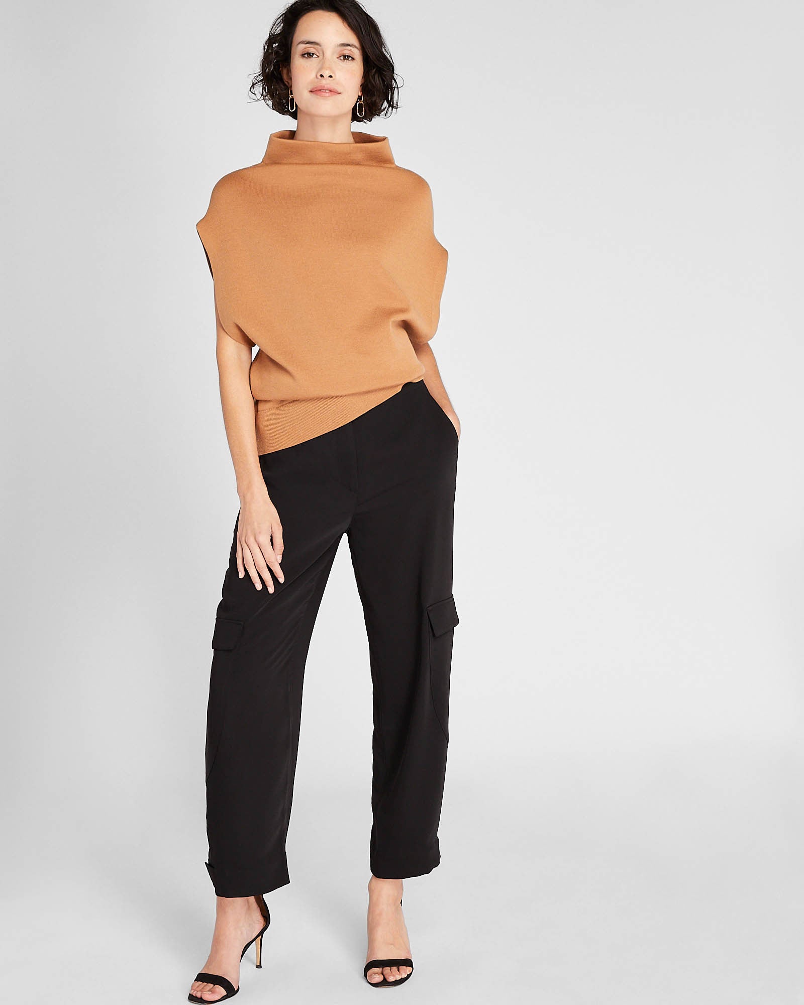 CLUB MONACO - Chandail de laine mérinos Abhy - Chameau