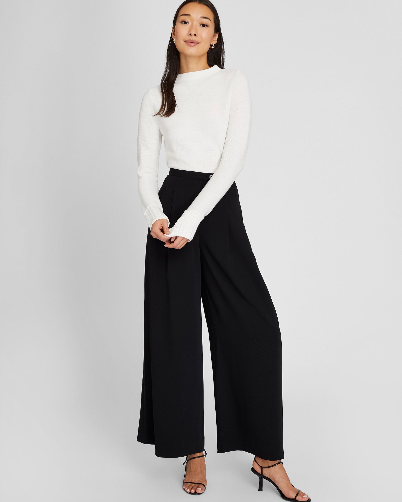 CLUB MONACO - Tommie Wool Crewneck - Cream