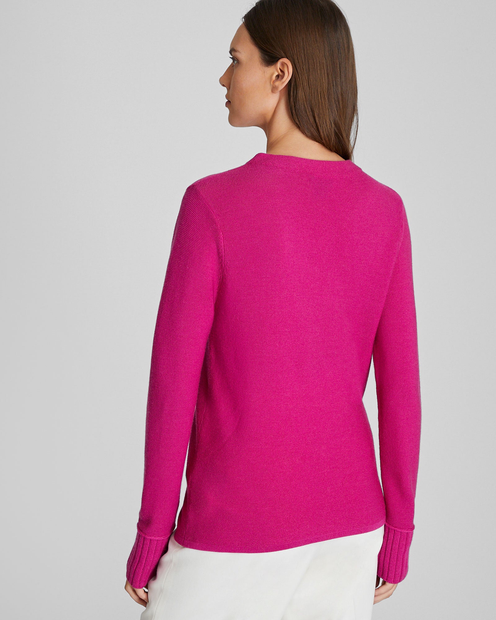 CLUB MONACO - Tommie Wool Crewneck - Hot Pink