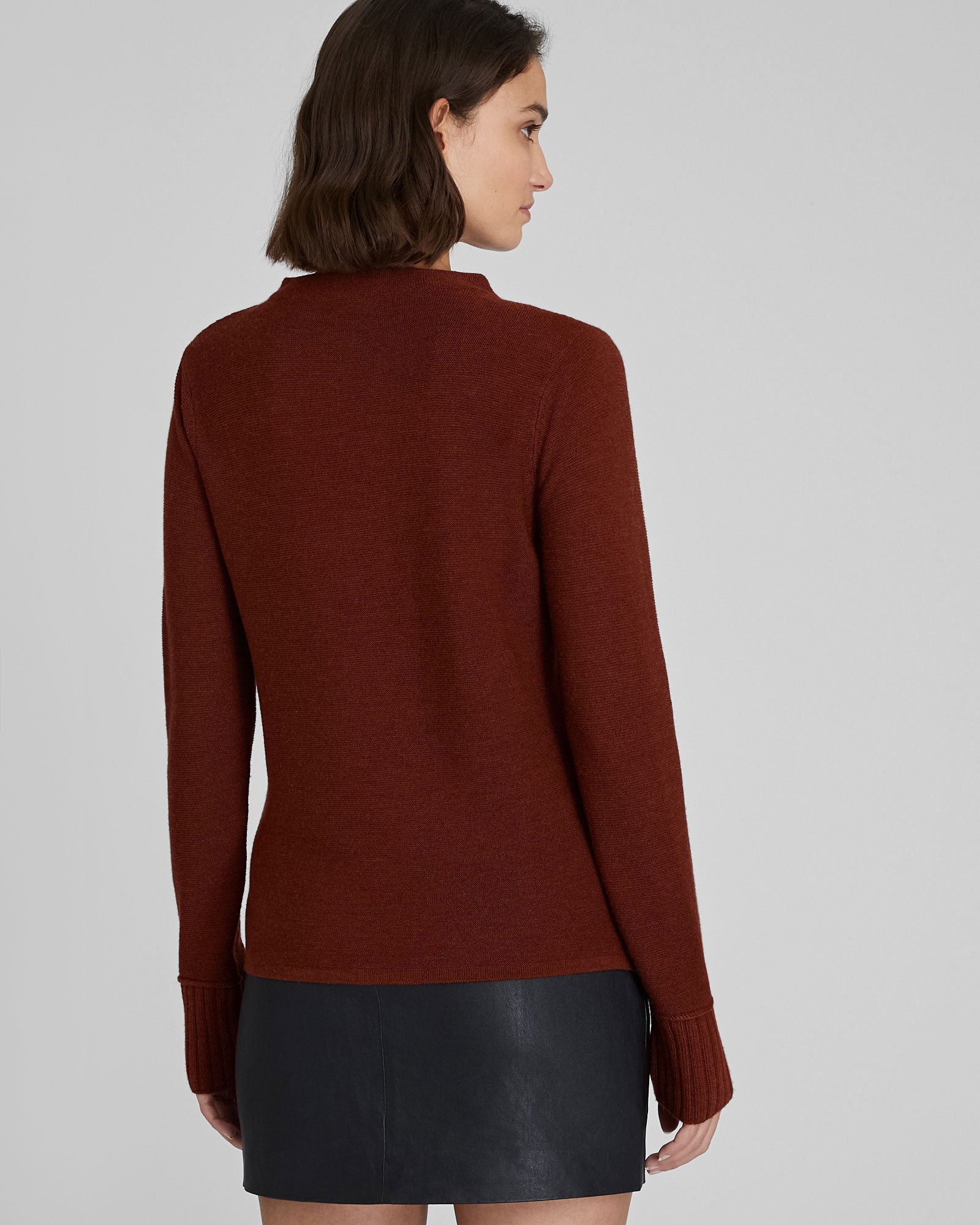 CLUB MONACO - Tommie Wool Crewneck - Paprika