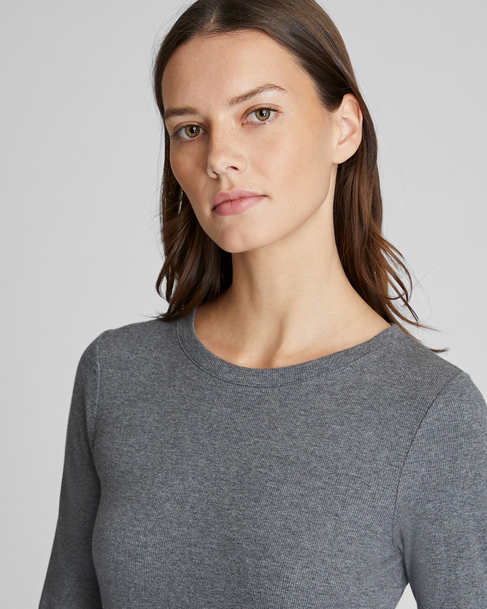 CLUB MONACO - Haut Carolena - Gris chiné foncé