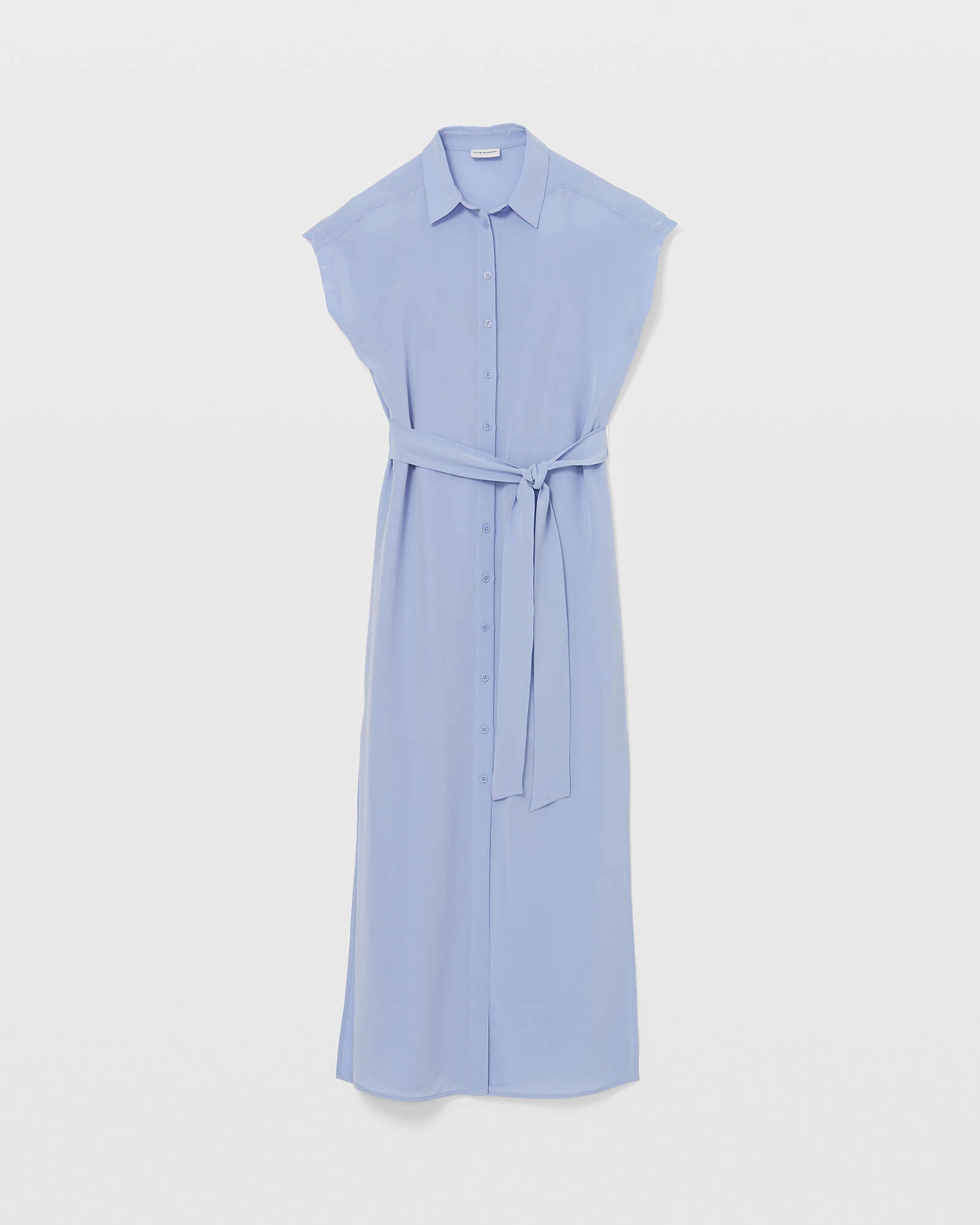 CLUB MONACO - Robe en soie Danielle - Bleu