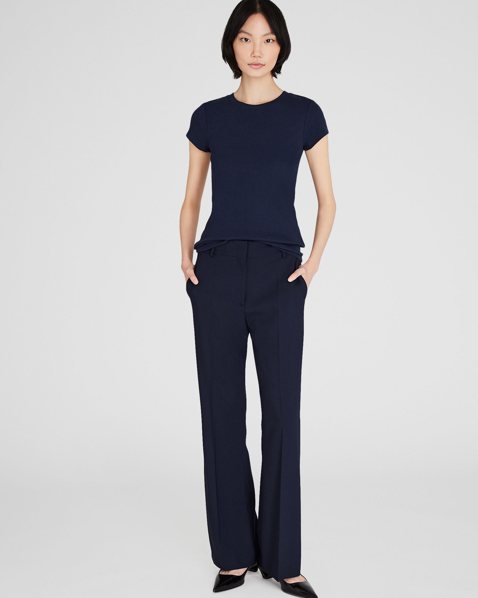 CLUB MONACO - Bowee Tee - Navy