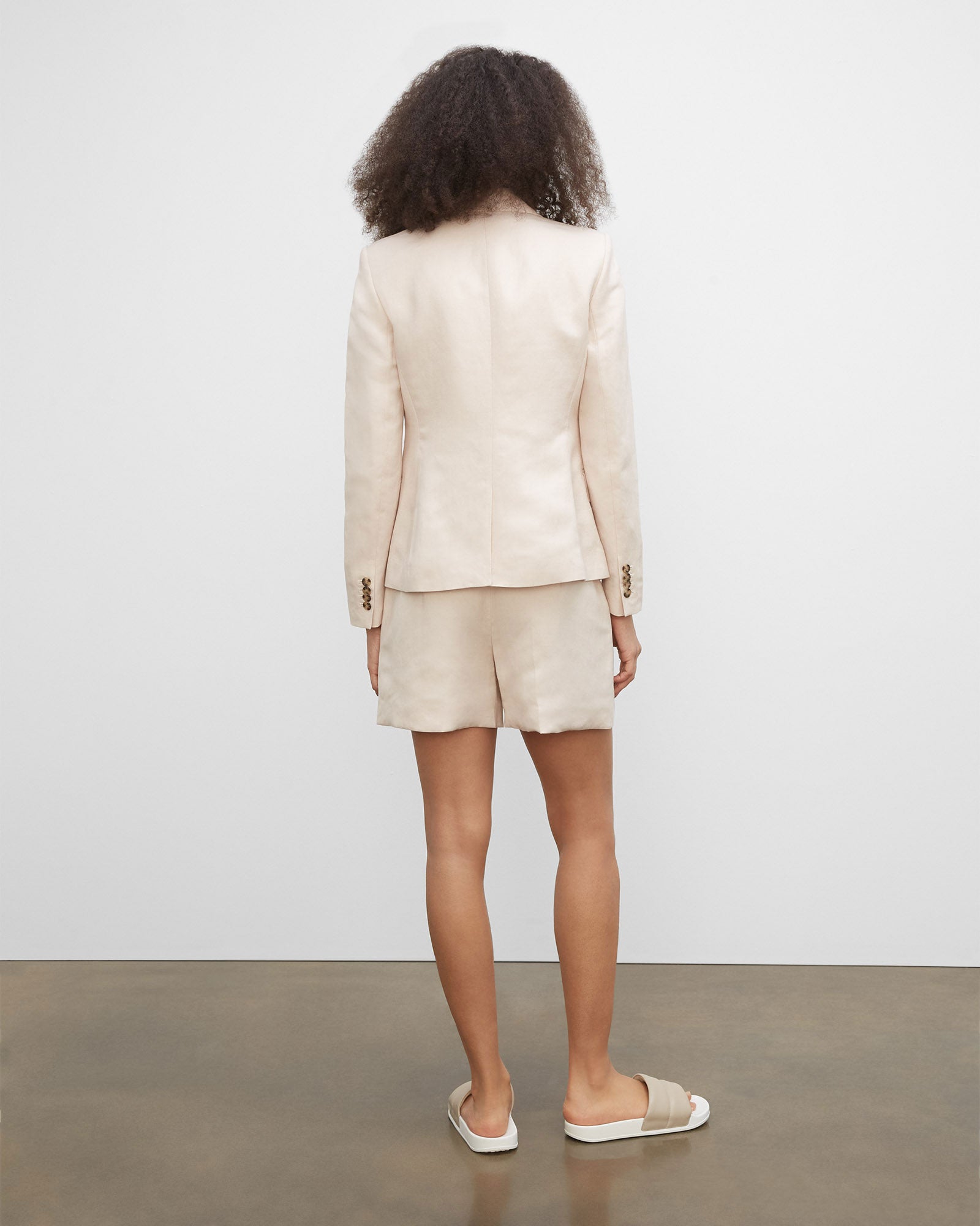 CLUB MONACO - Blazer en lin classique - Blanc