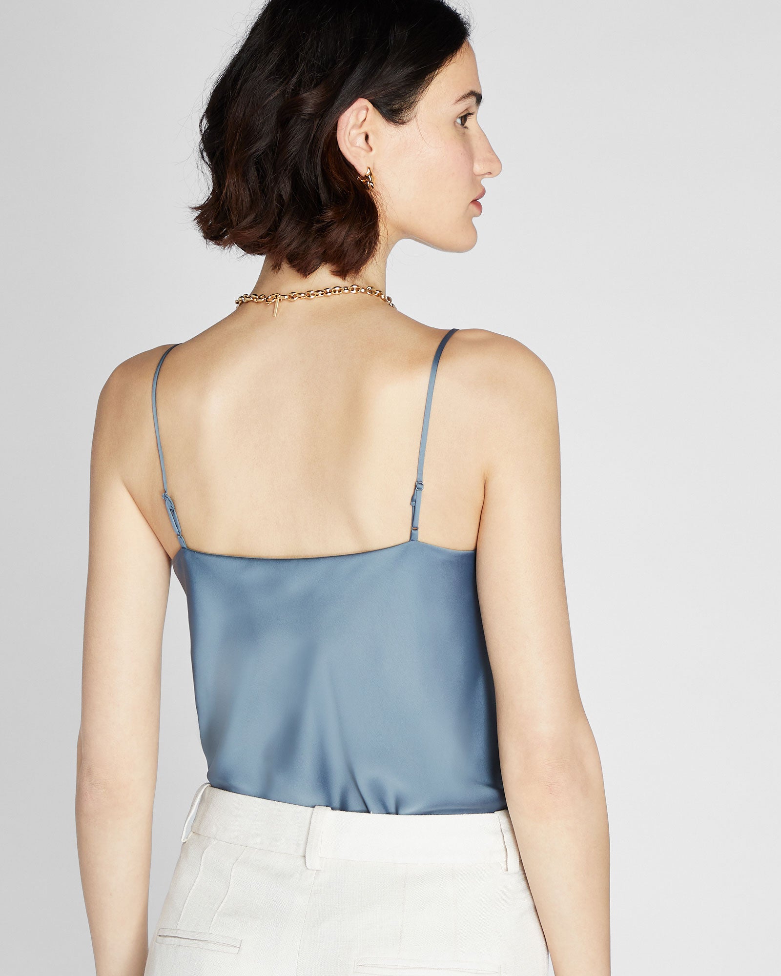 CLUB MONACO - Camisole Kora - Bleu Ardoise