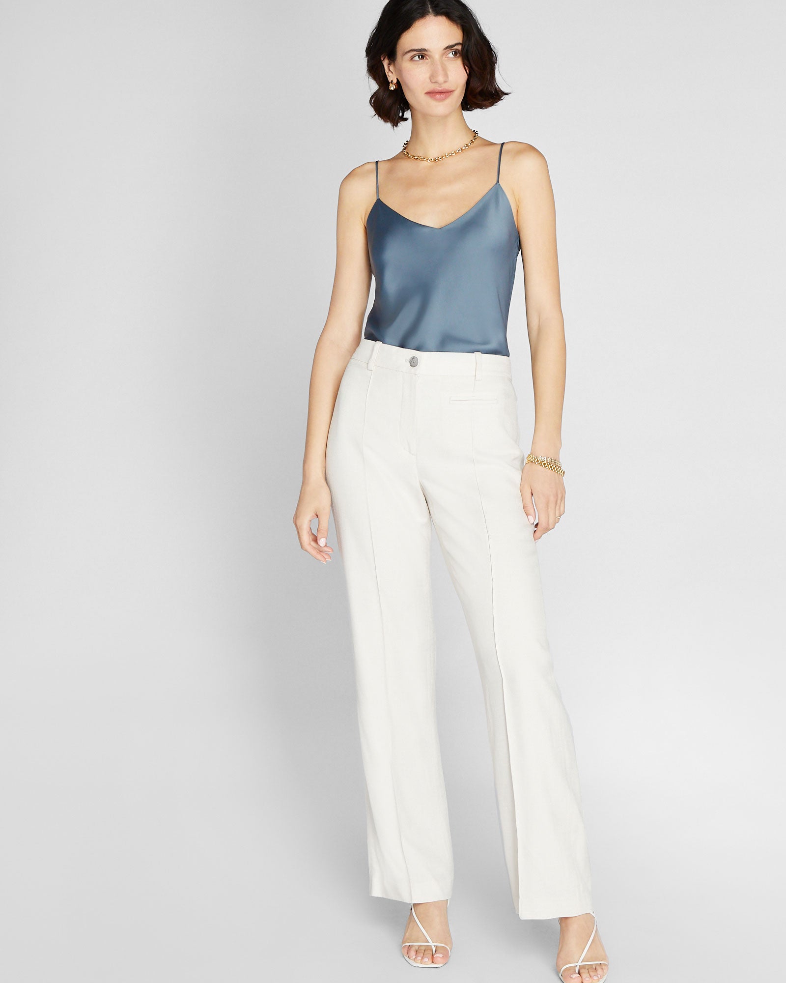 CLUB MONACO - Camisole Kora - Bleu Ardoise